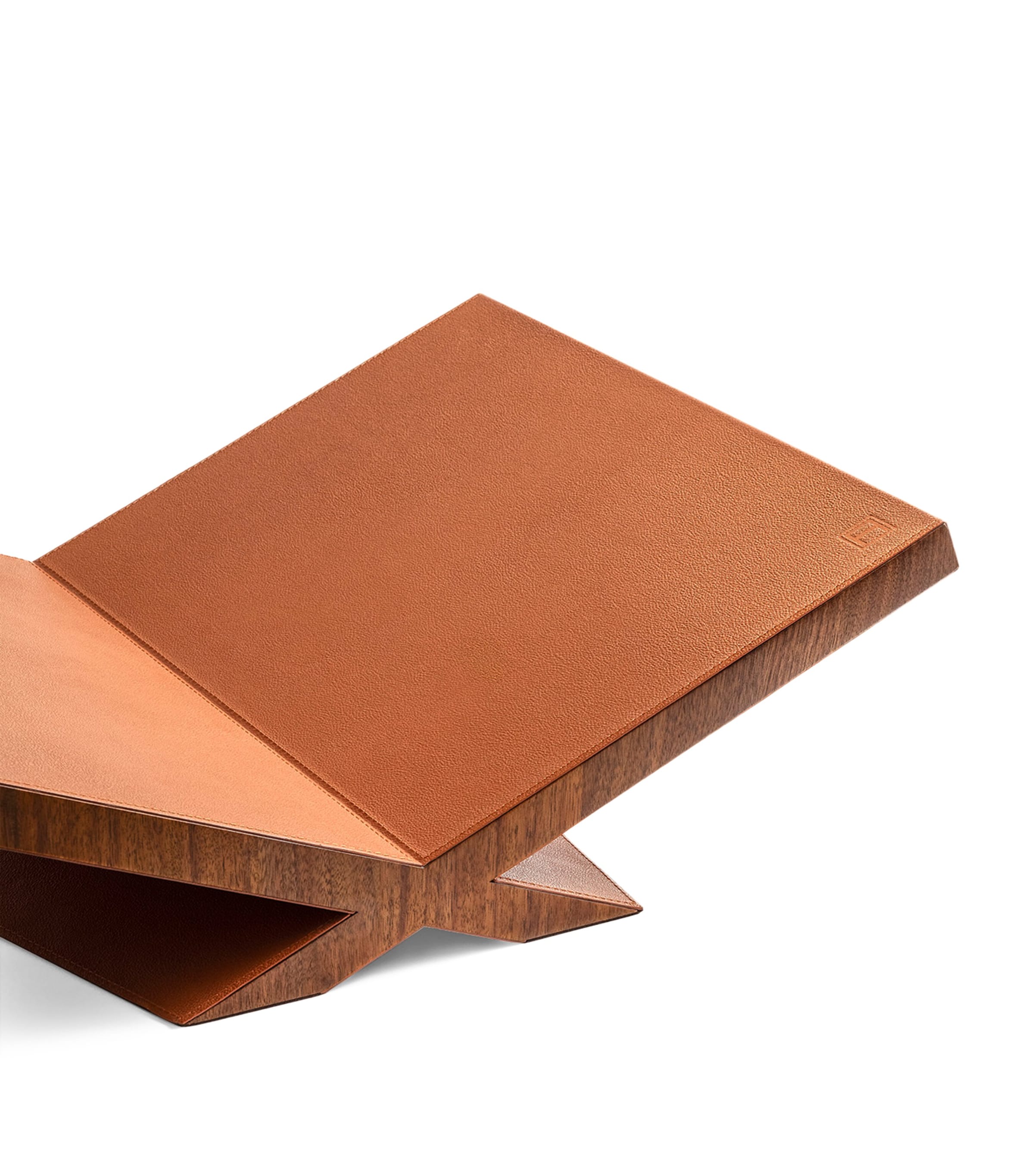 Walnut-Leather Ultimate Culture Bookstand CAMEL Image 3