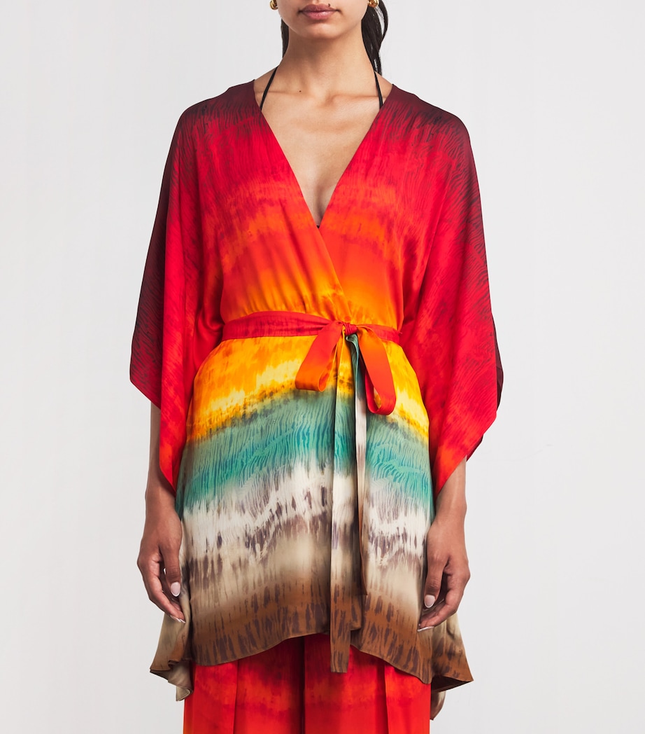 Marva Belted Kaftan E489 CRYSTAL TIE DYE Image 3