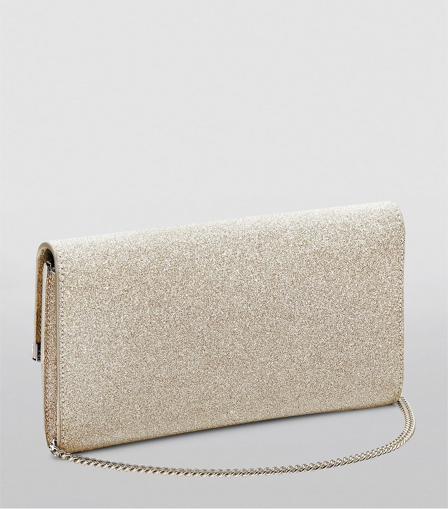 Glitter Emmie Clutch Bag PLATINUM ICE Image 2