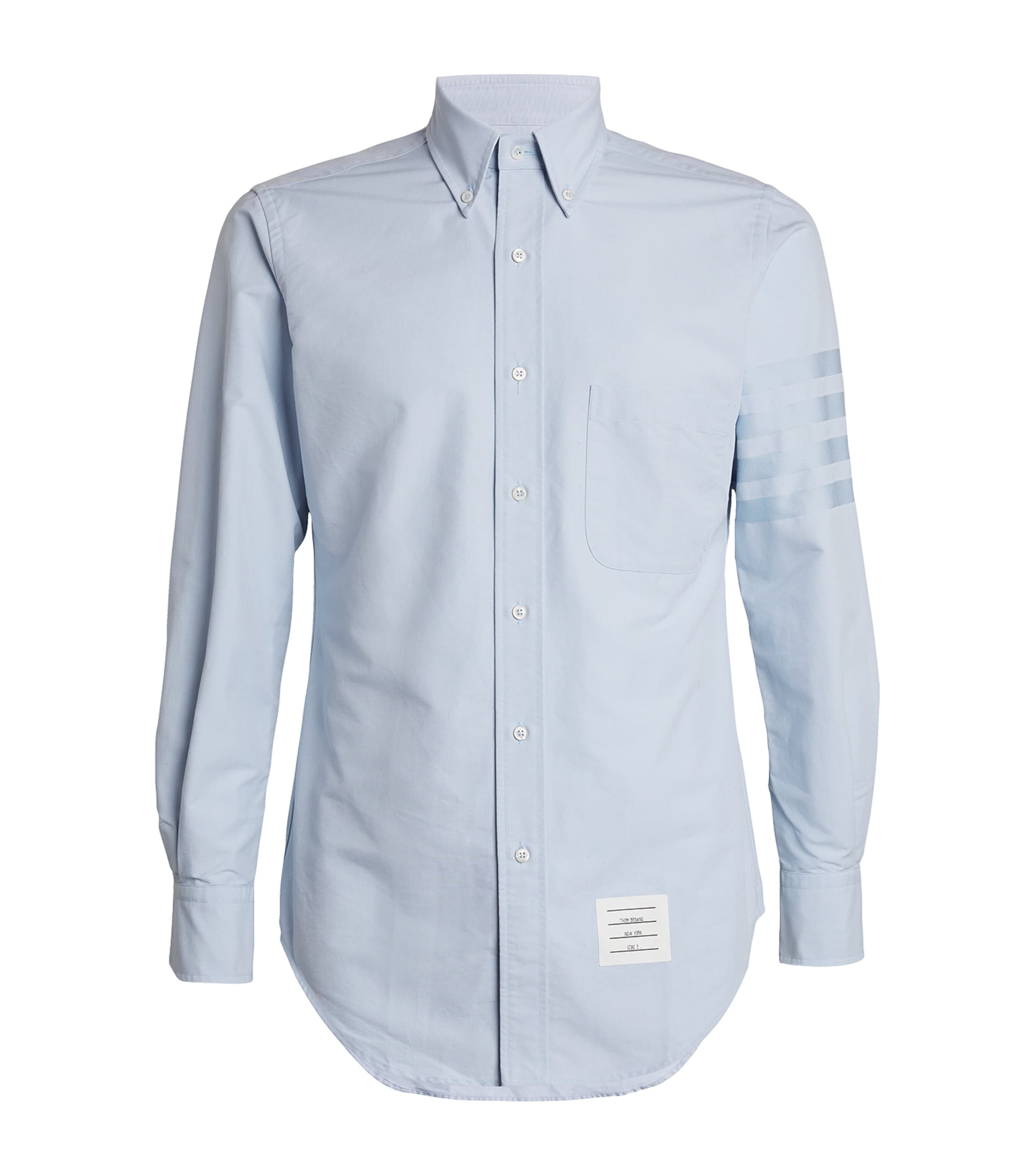 Thom Browne 'oxford Signature Striped Shirt In In Blue