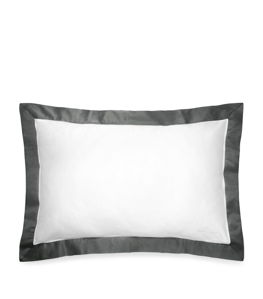 Ralph Lauren Home Langdon King Oxford Sham (50cm x 90cm) Graphite Image 2