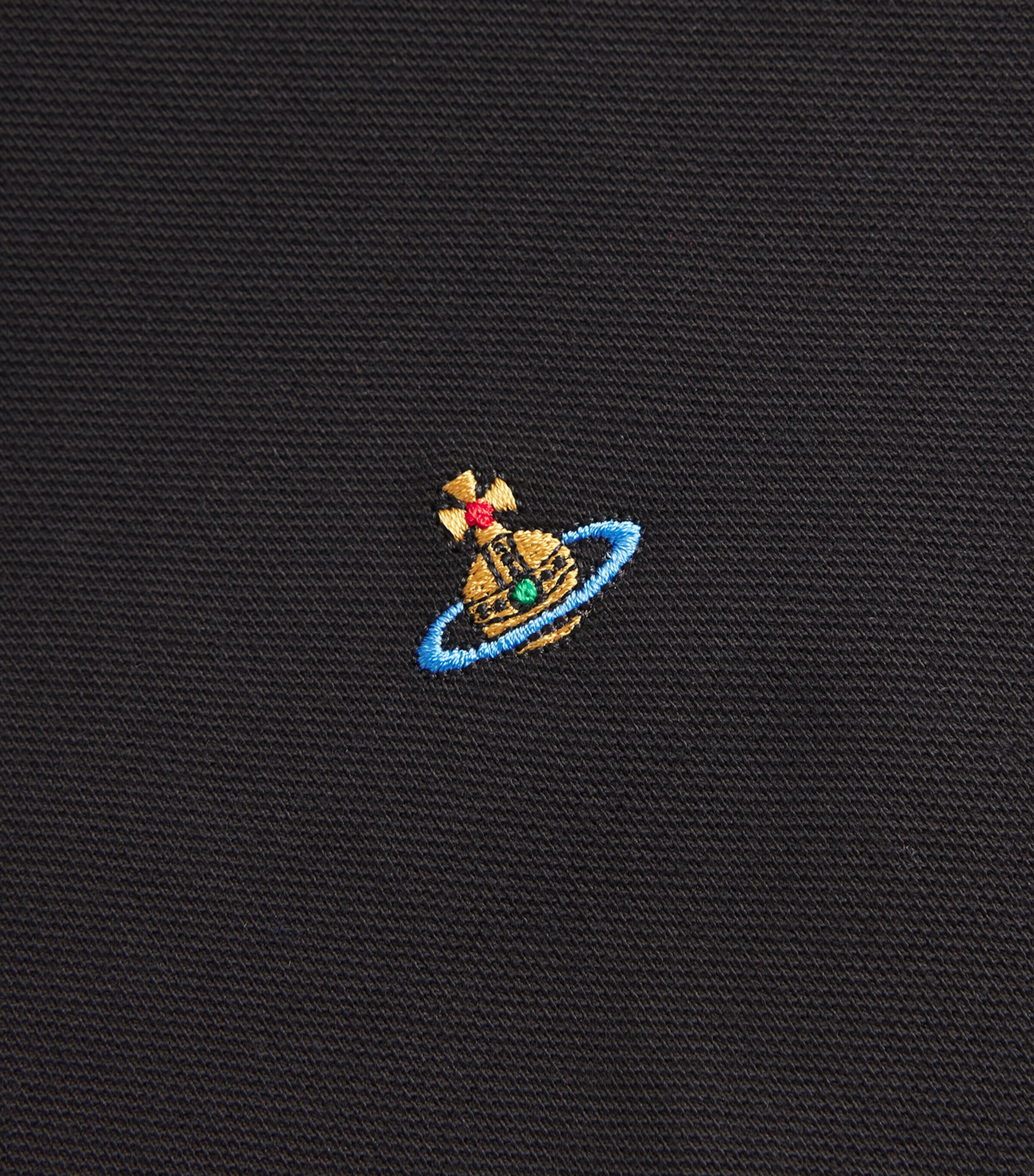 Cotton Orb Polo Shirt N401-BLACK Image 5