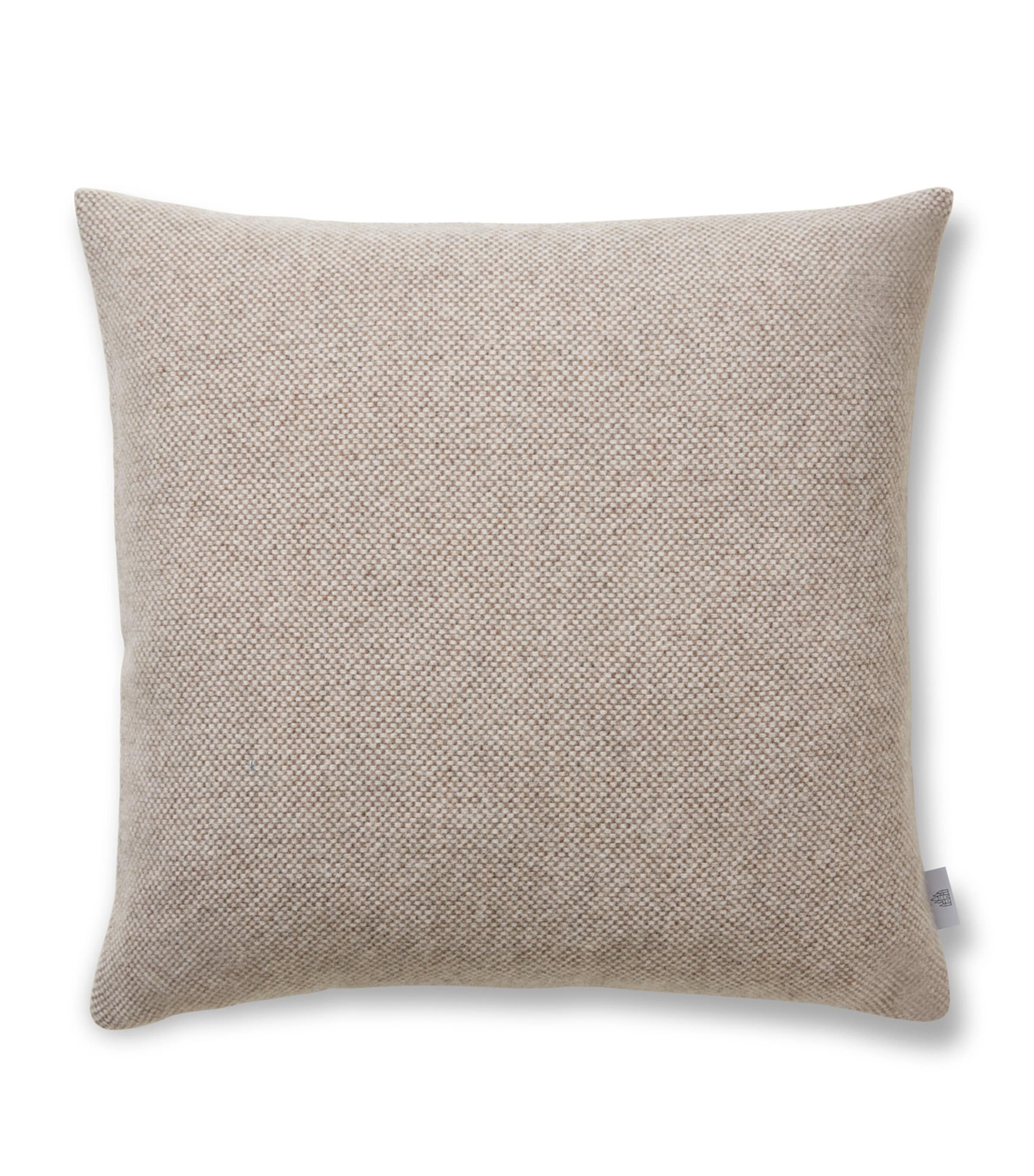 Schlossberg Wool-cashmere Anouk Cushion In Brown