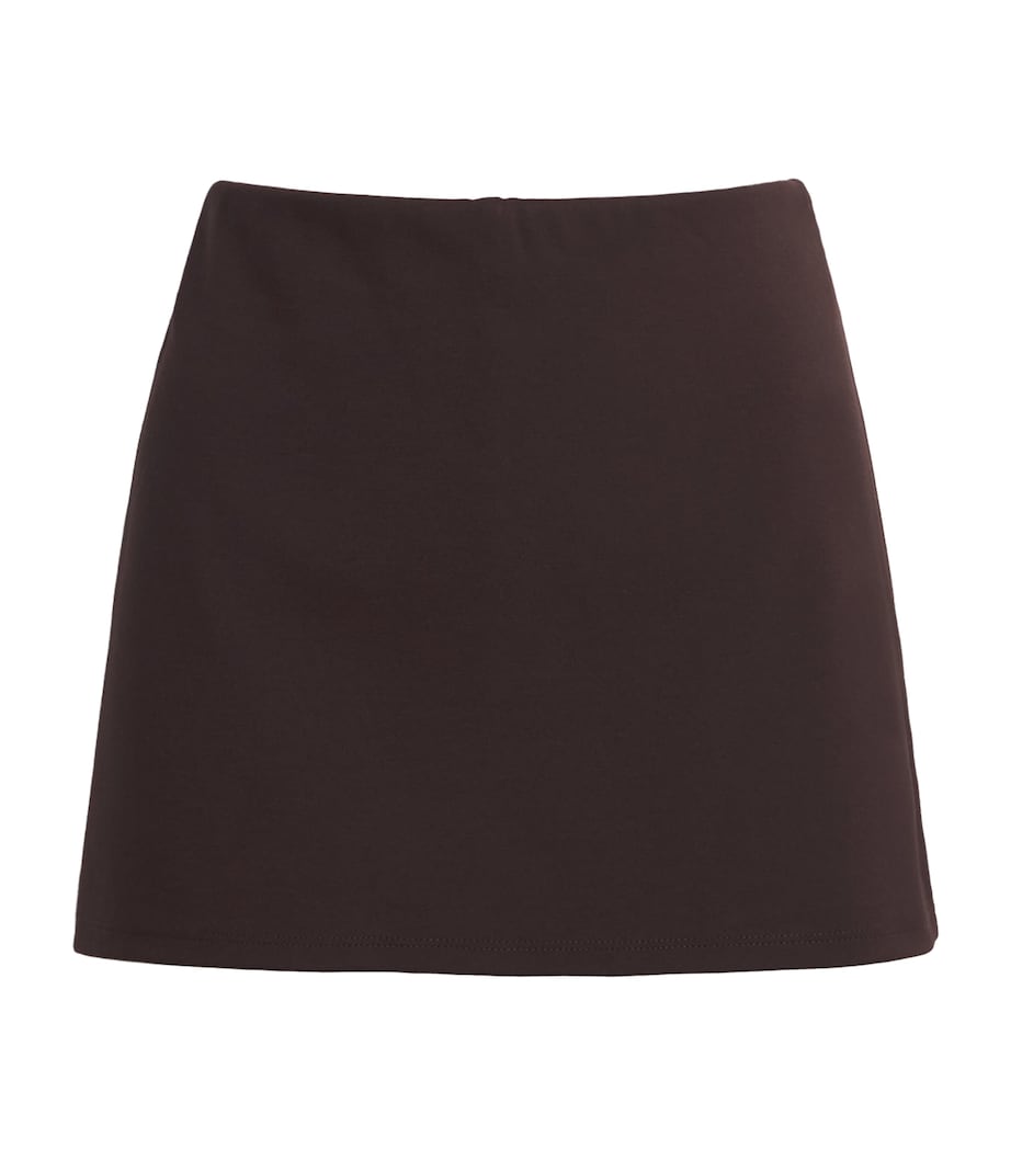 Skims Womens Jersey Mini Skort Espresso Image 1