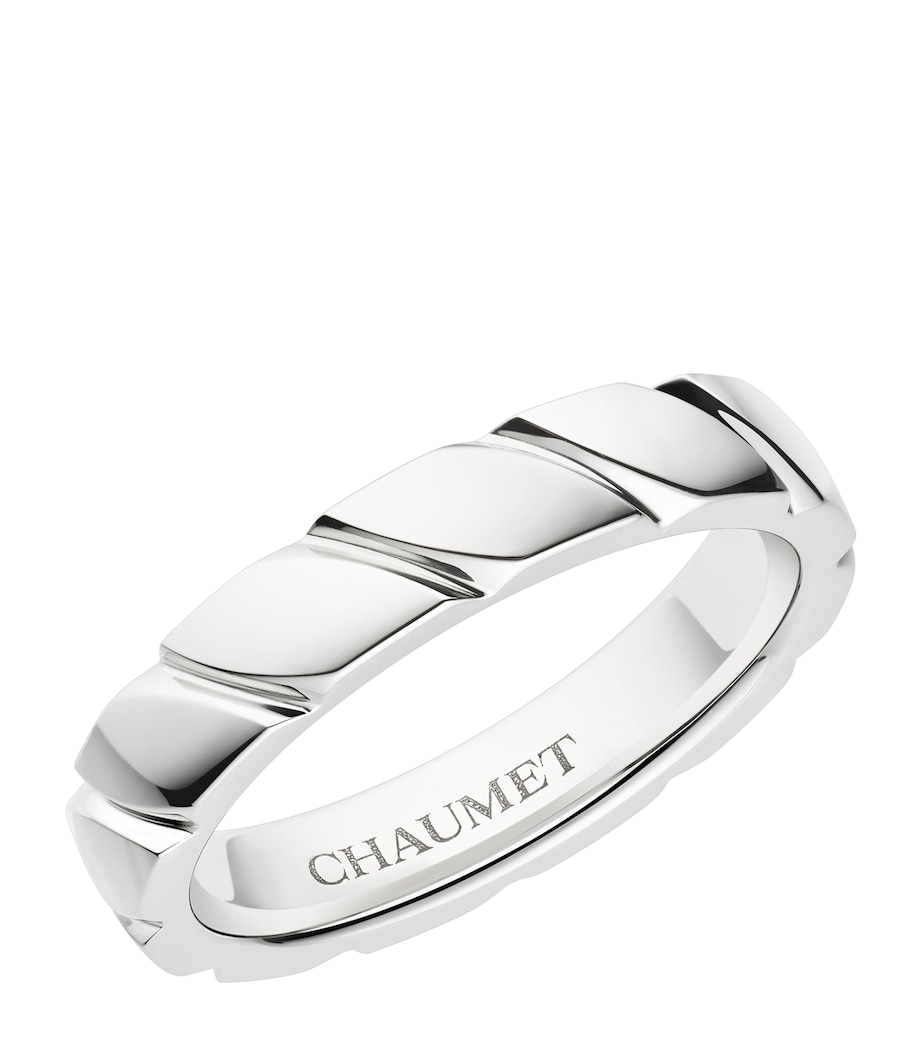 Platinum Torsade de Chaumet Wedding Ring PLATINUM Image 1