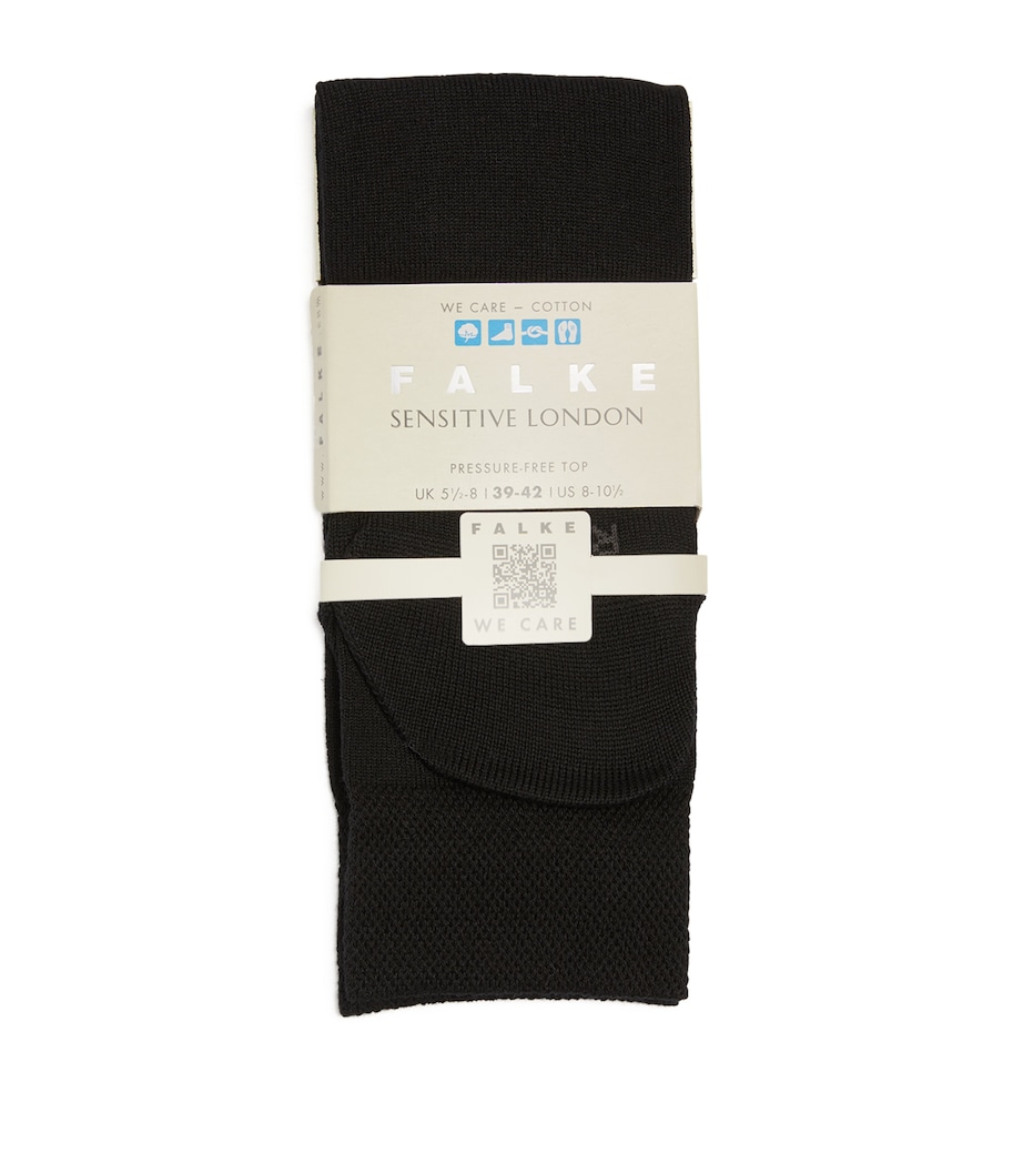 Falke Womens Sensitive London Socks Black Image 1