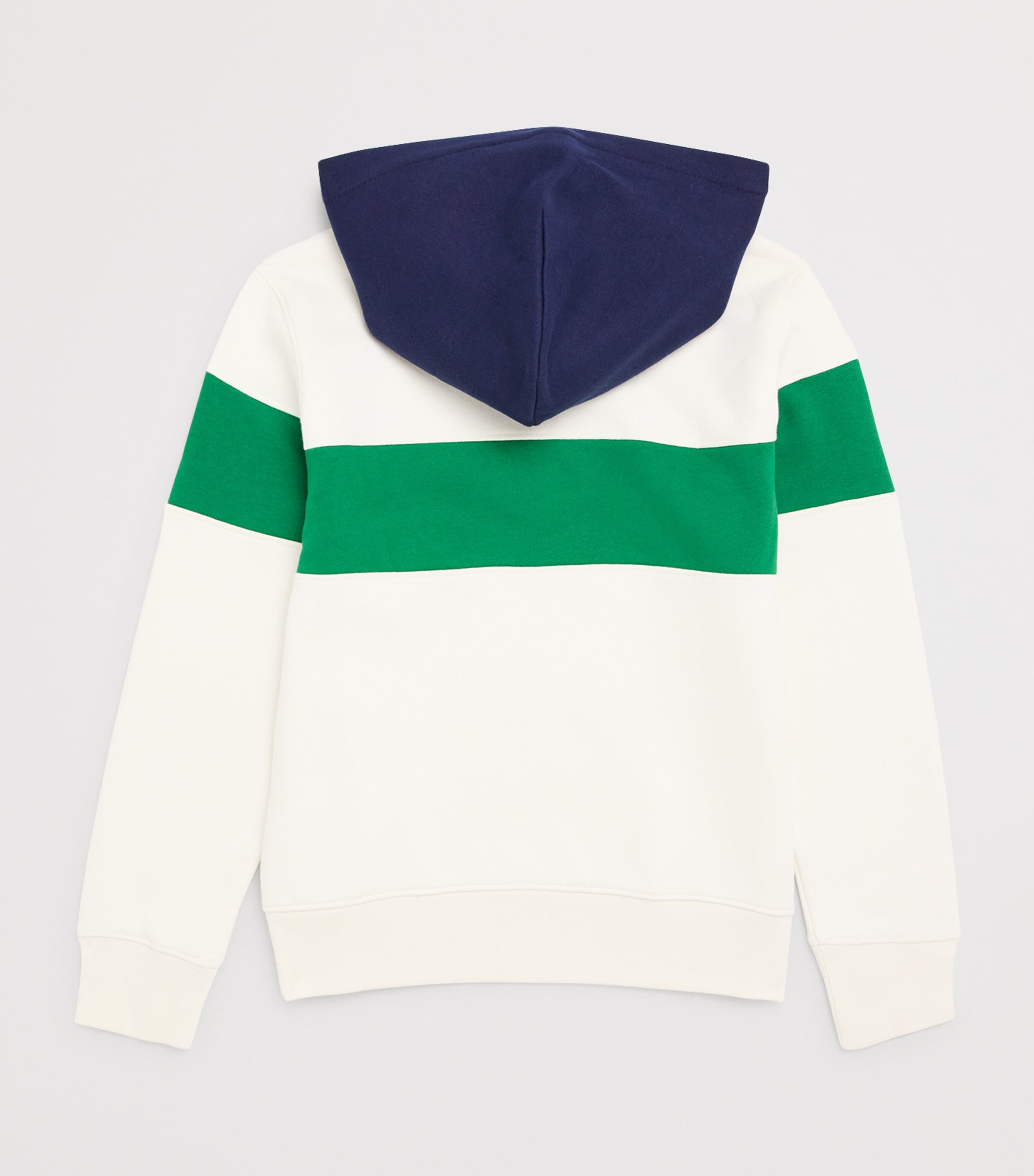 Ralph Lauren Kids Cotton-Blend Rugby Hoodie (2-7 Years) White Mu Image 2