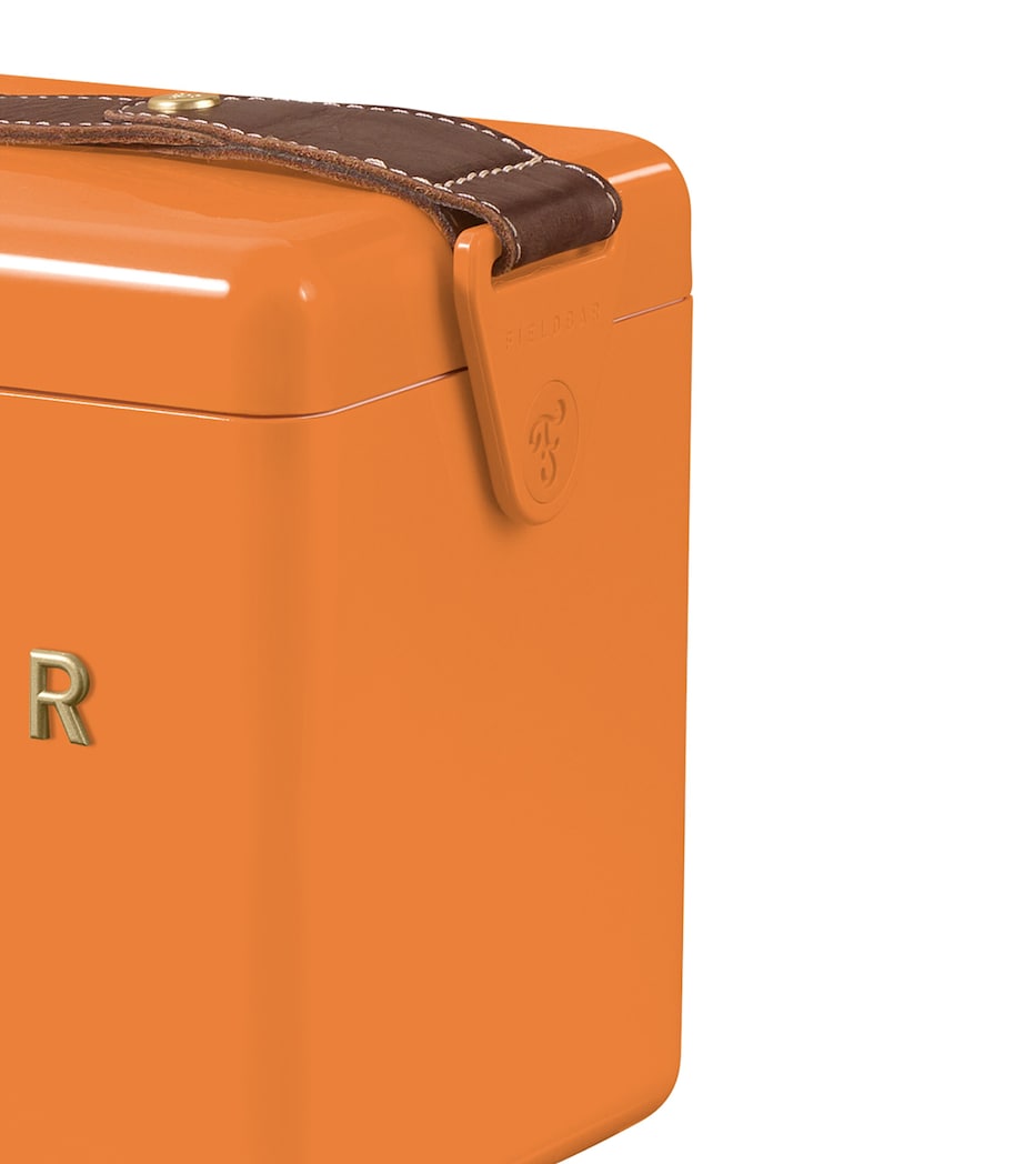 Mini Bar Cooler Box with Leather Sling (4L) ORANGE Image 10