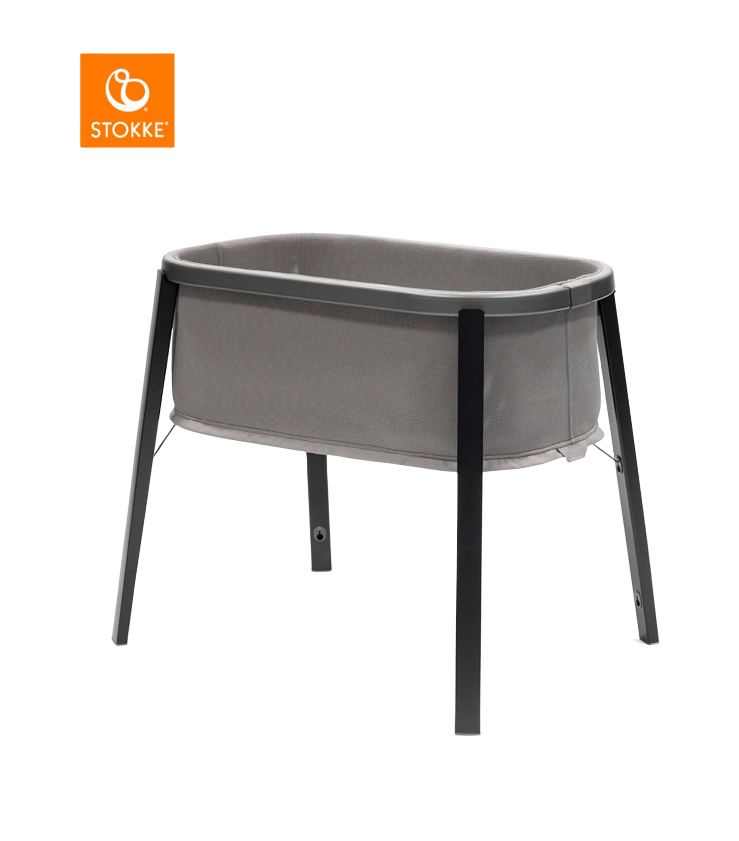 Snoozi Bassinet and Mattress (0-9 Months) GRAPHITE GREY? Image 1