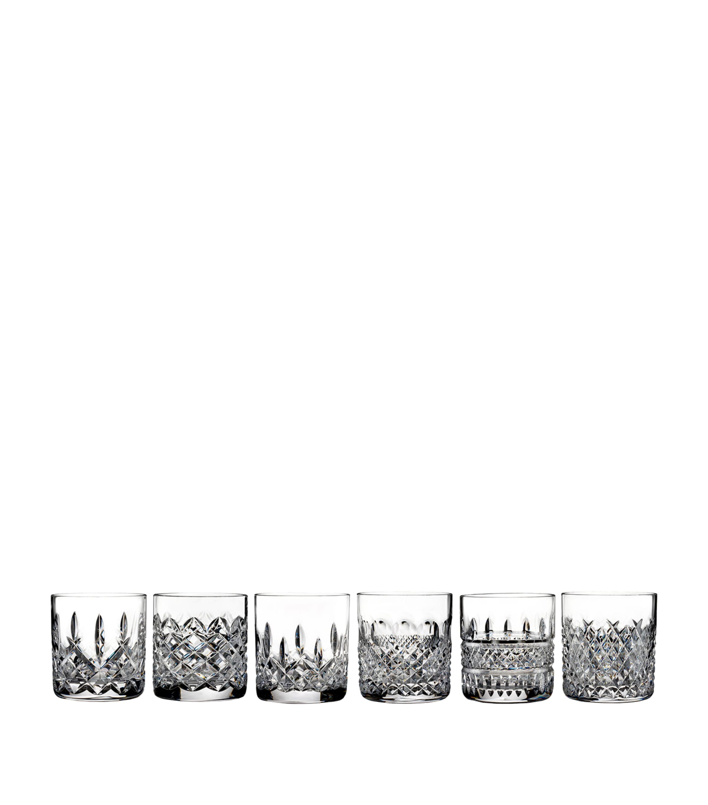 Waterford Crystal Connoisseur Heritage Straight-Sided Tumblers (Set of 6) Clear