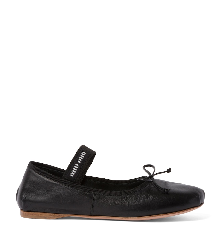 Leather Ballet Flats F0002 Image 1