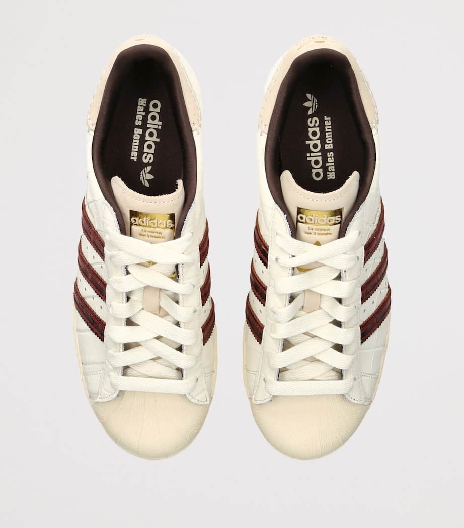 adidas x Wales Bonner Superstar Sneakers WHITE/RED Image 4