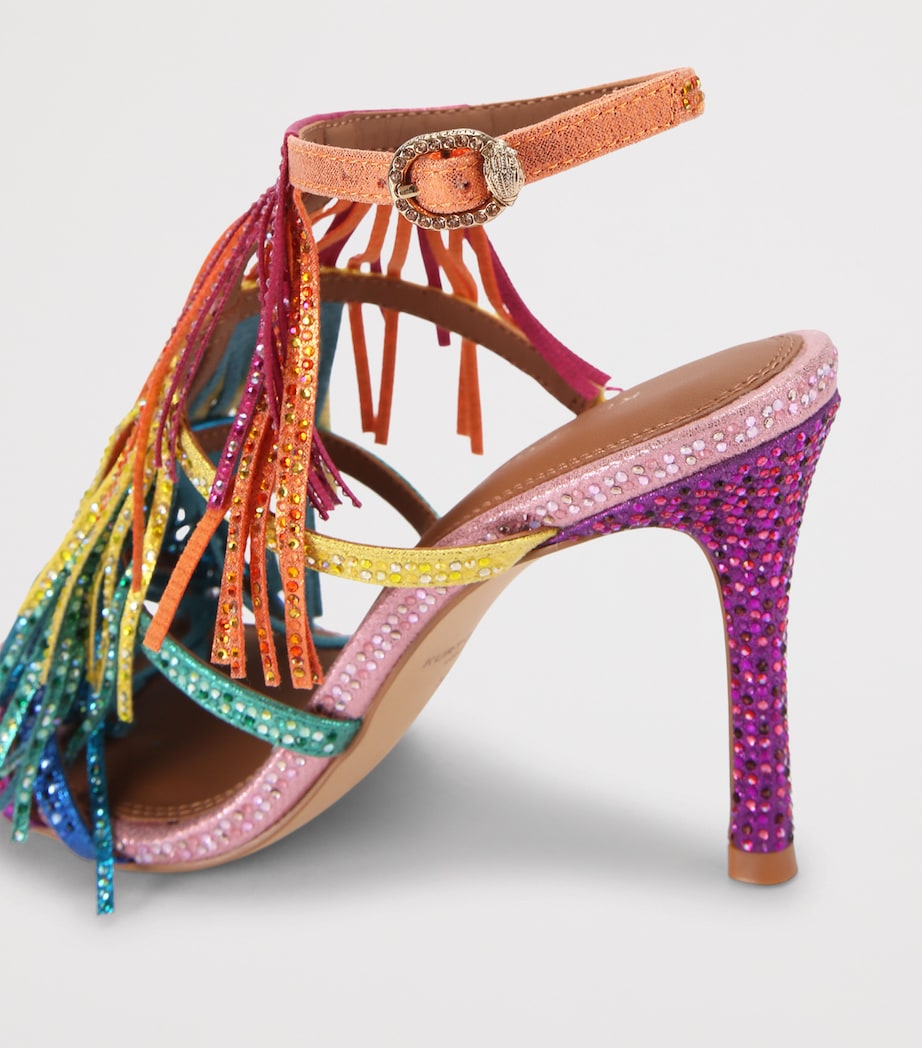 Kurt Geiger London Fringe Heeled Sandals 90 Mult/other Image 3