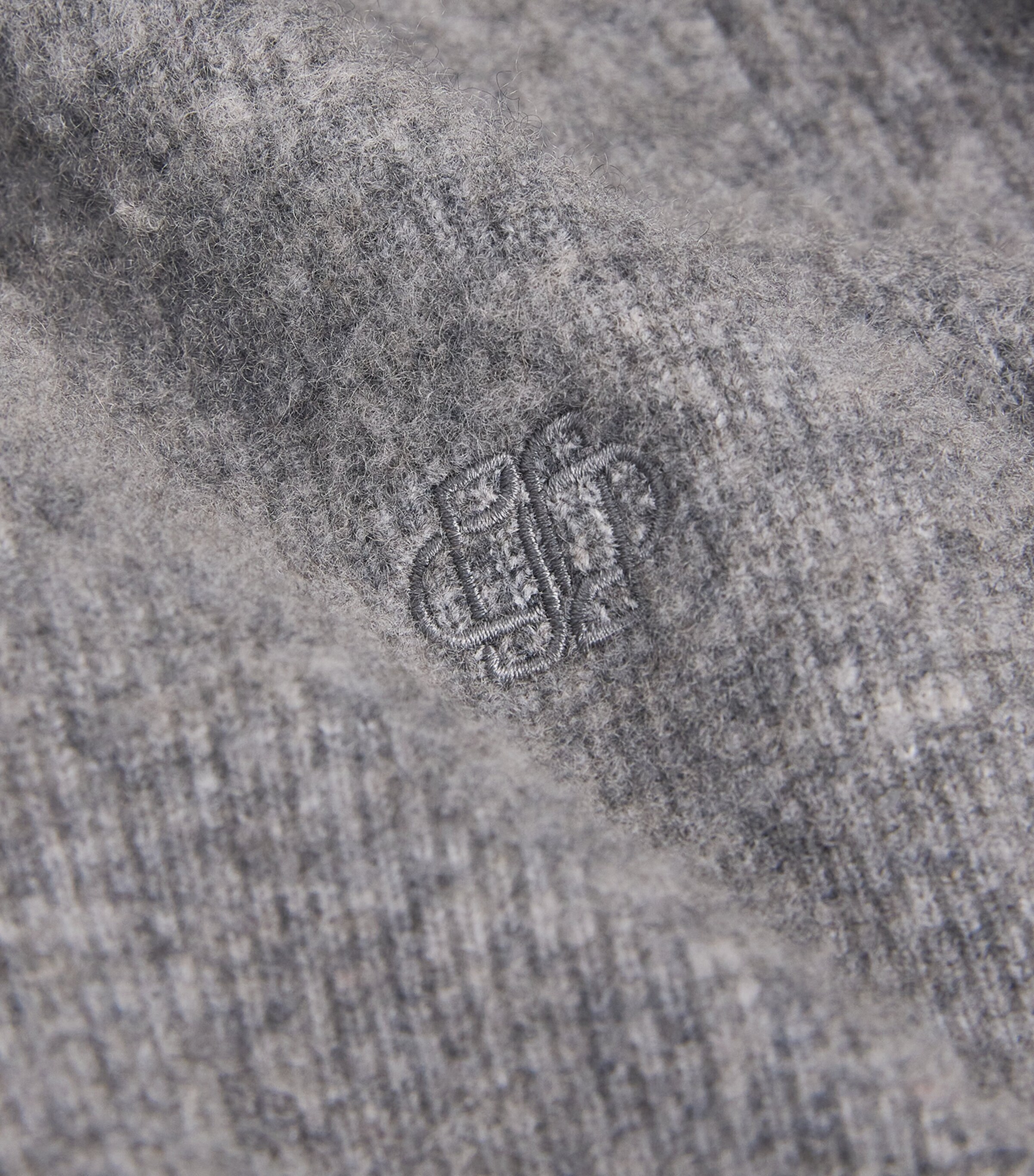 Wool Heathered Cardigan HEATHER GREY Image 5