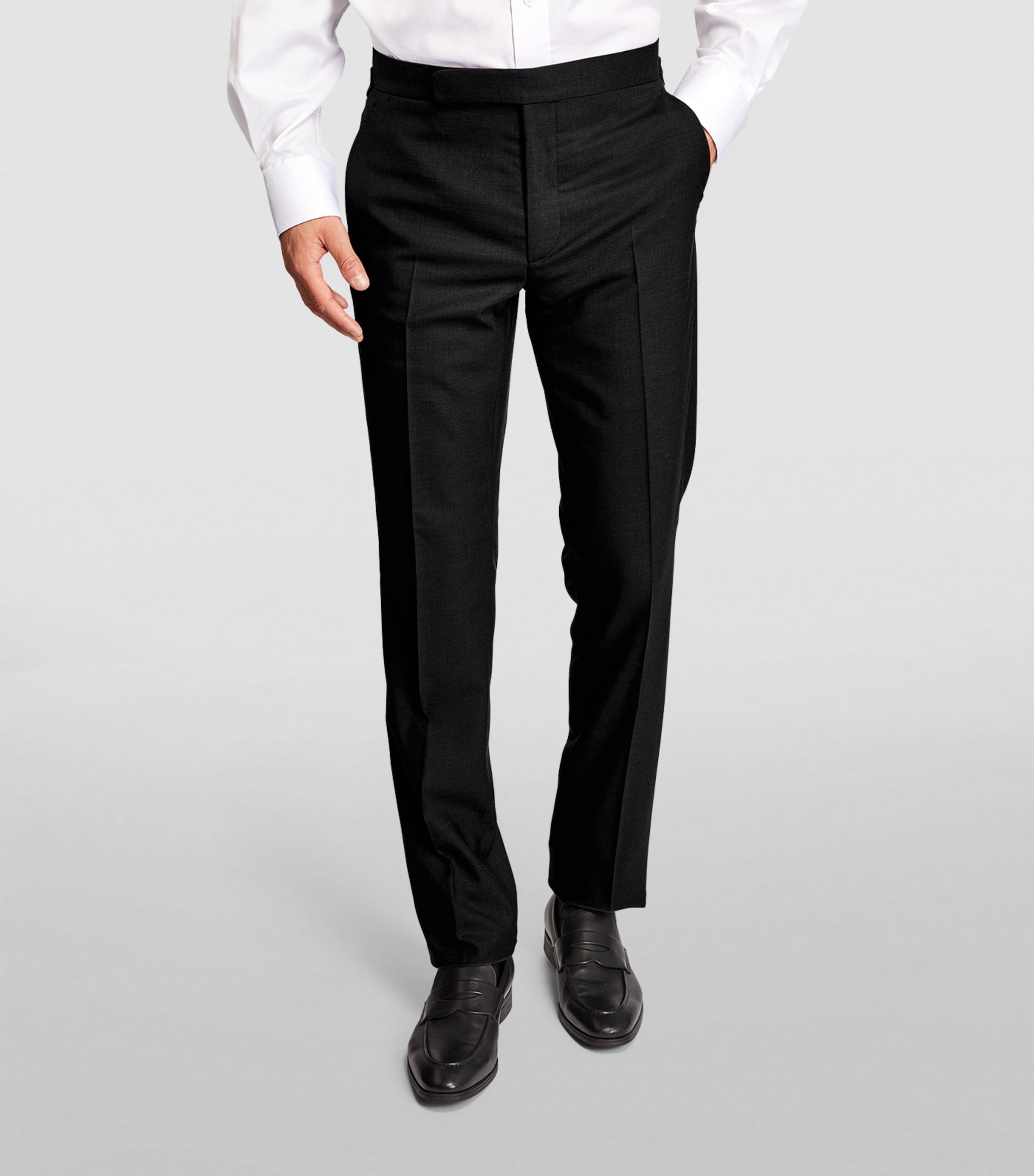 Wool 2-Piece Suit CHARCOAL Image 6