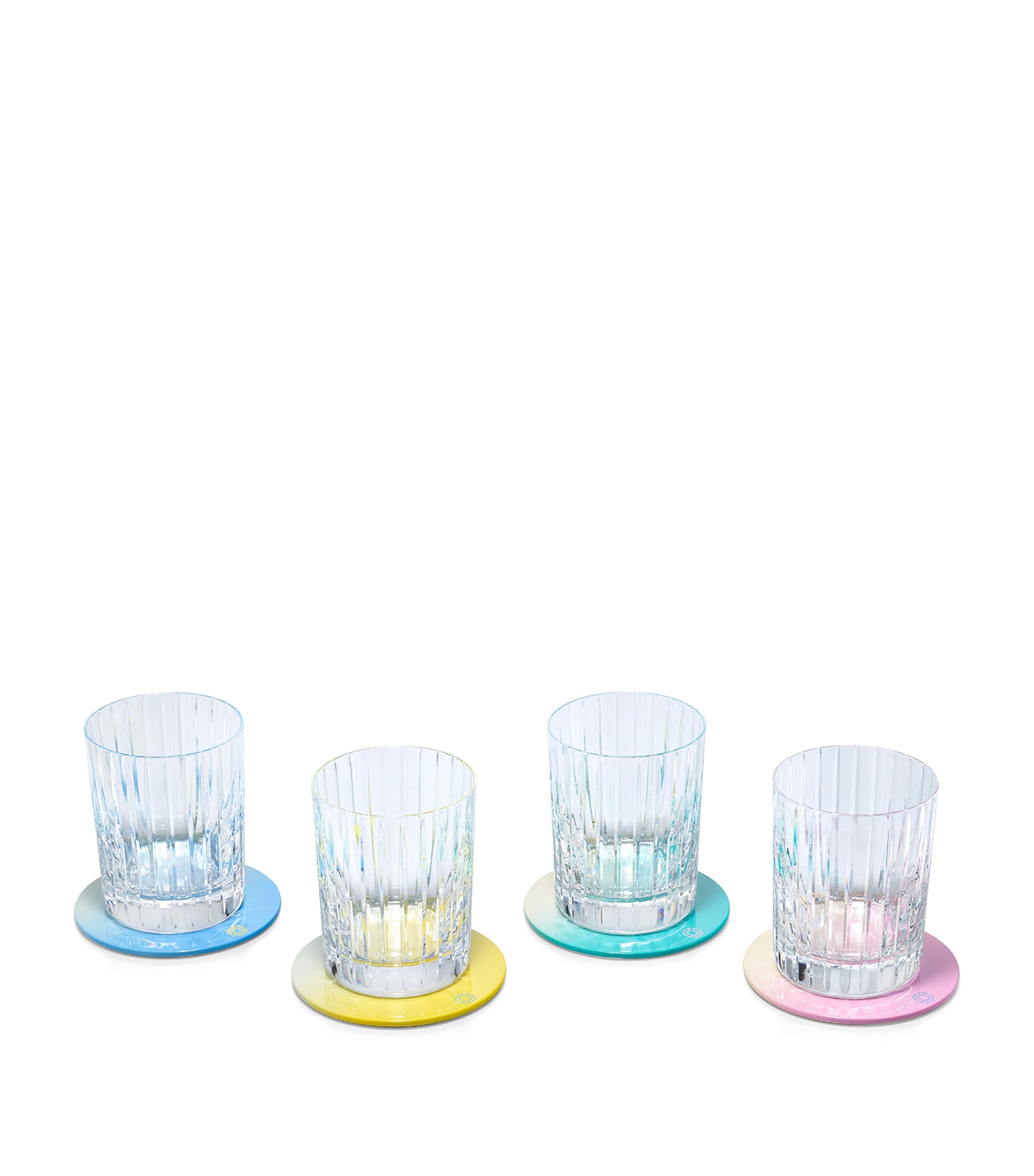 Octogone Coasters (Set of 4) CLEAR Image 4