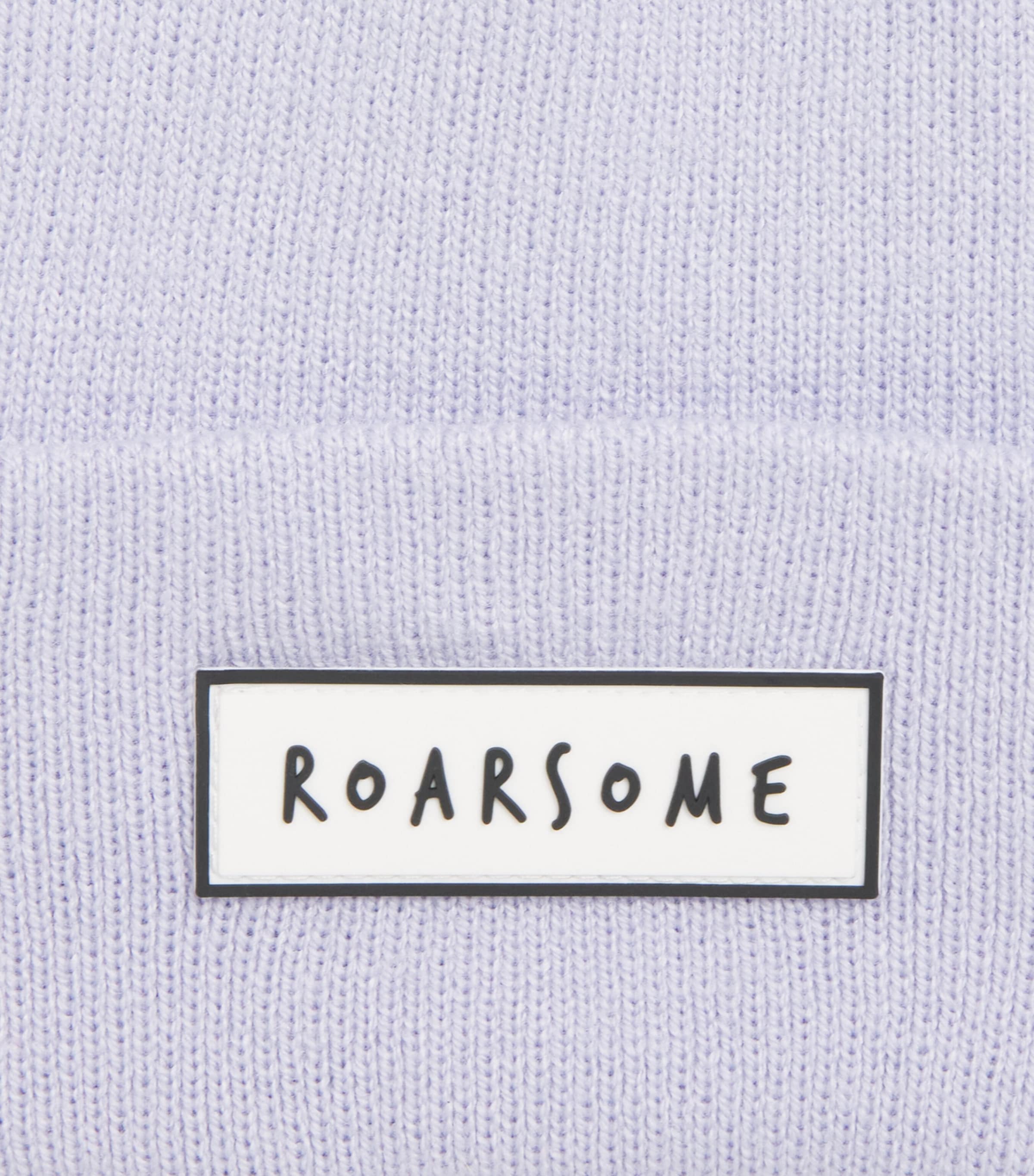 Roarsome Logo-Patch Beanie Purple Image 3