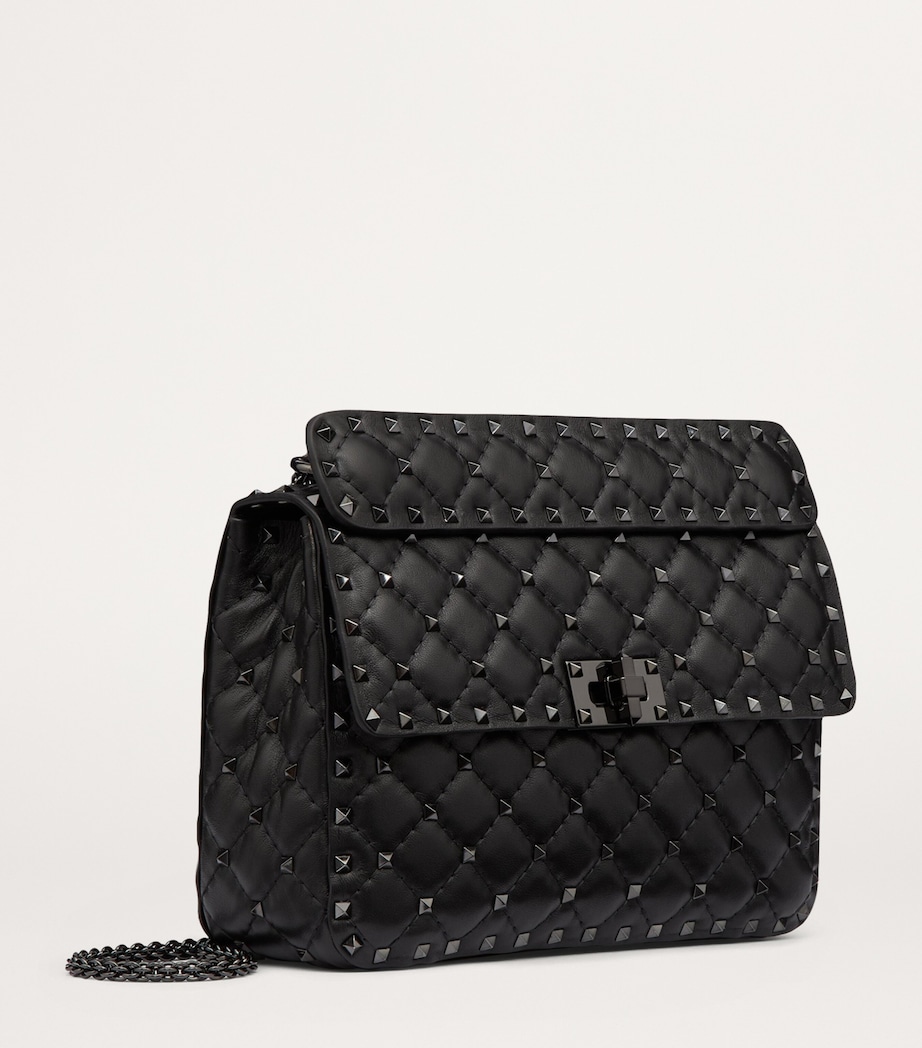 Leather Rockstud Spike Shoulder Bag 0NO Image 2