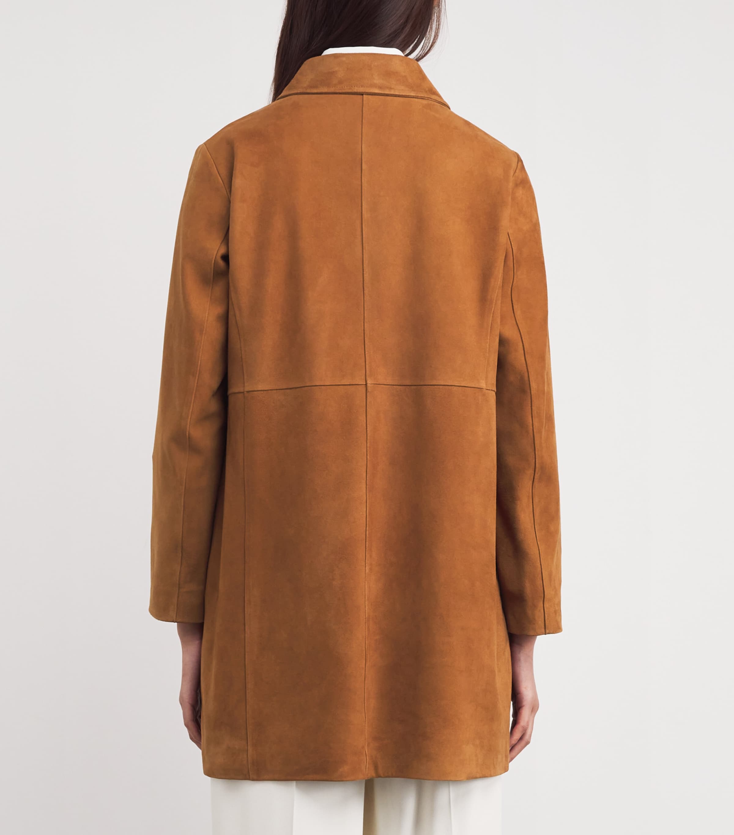 Suede Overcoat CAMEL Image 4