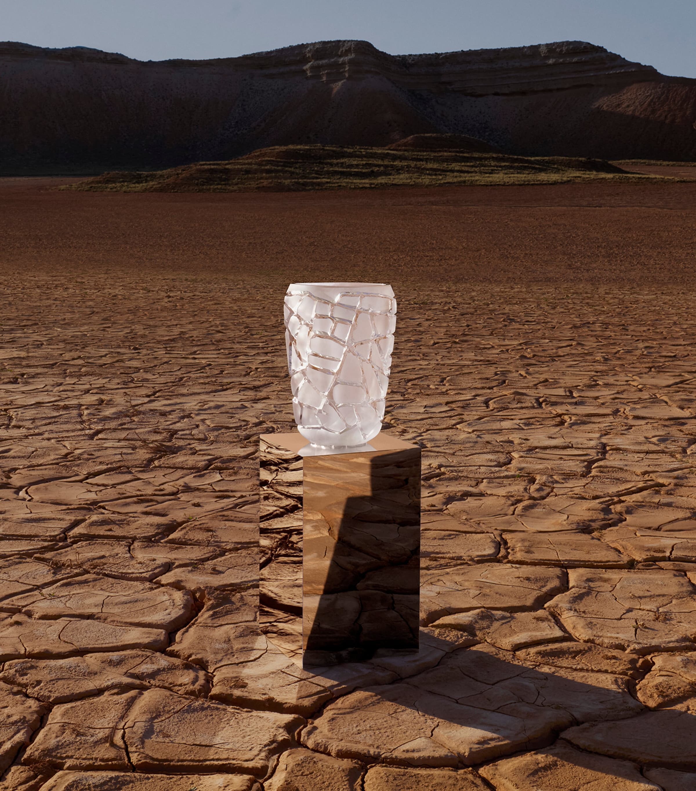 Crystal Magnitude Vase (38cm) INCOLORE Image 2