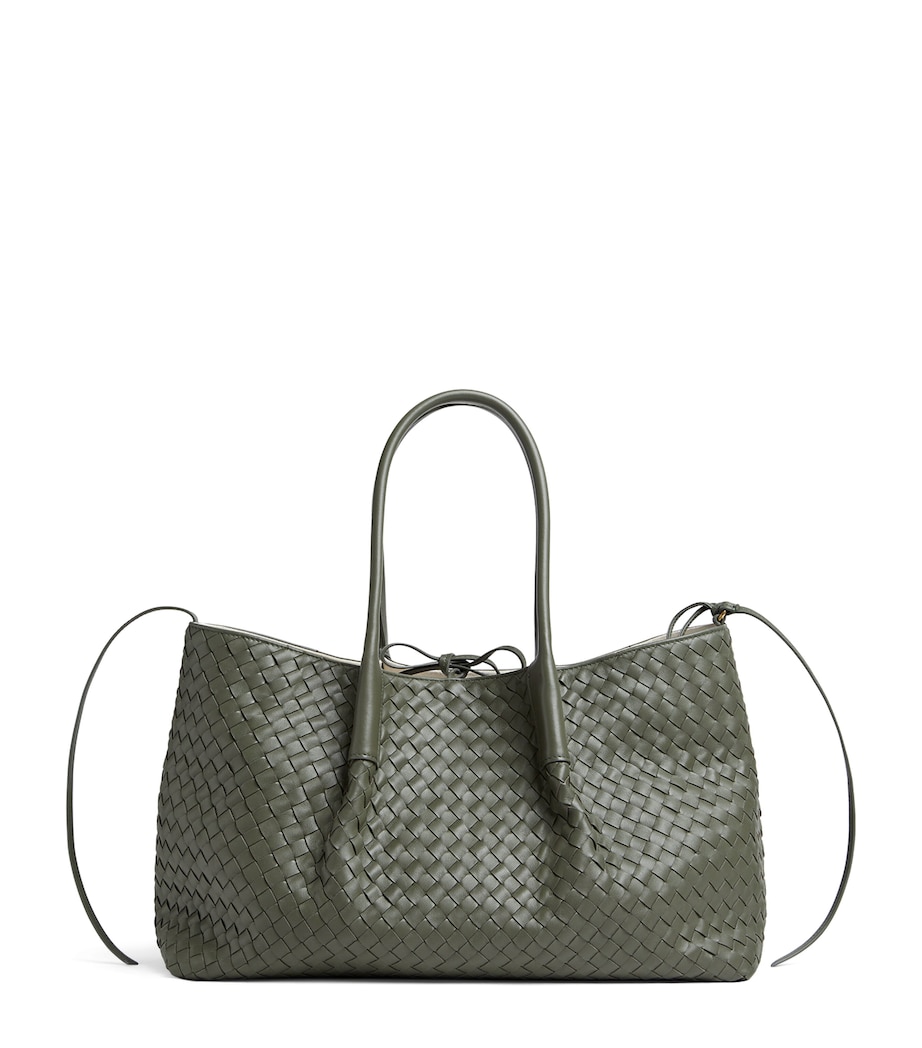 Intrecciato Leather Pinacoteca Tote Bag 3299 Image 1