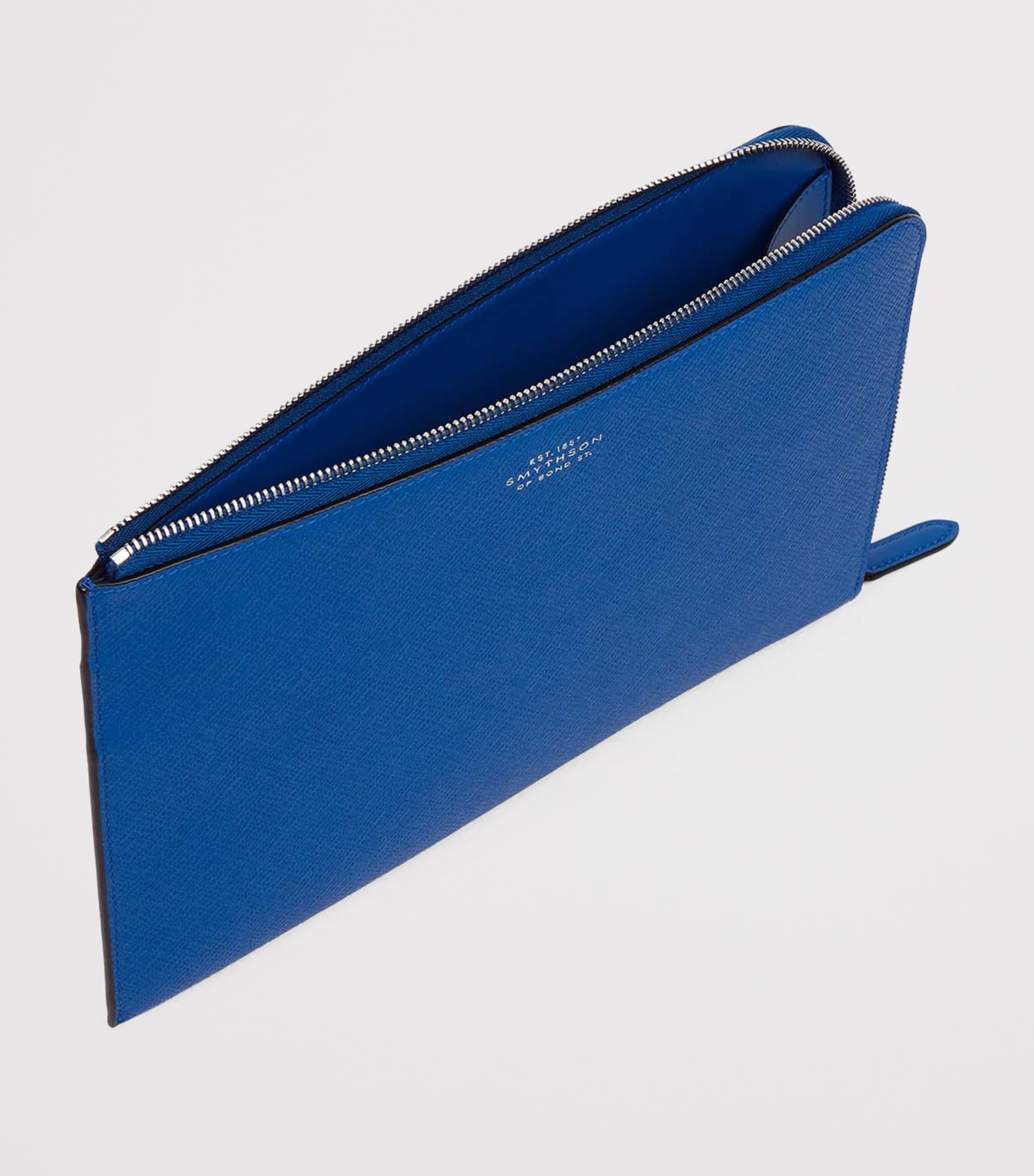 Panama Leather Slim Pouch CERULEAN Image 2