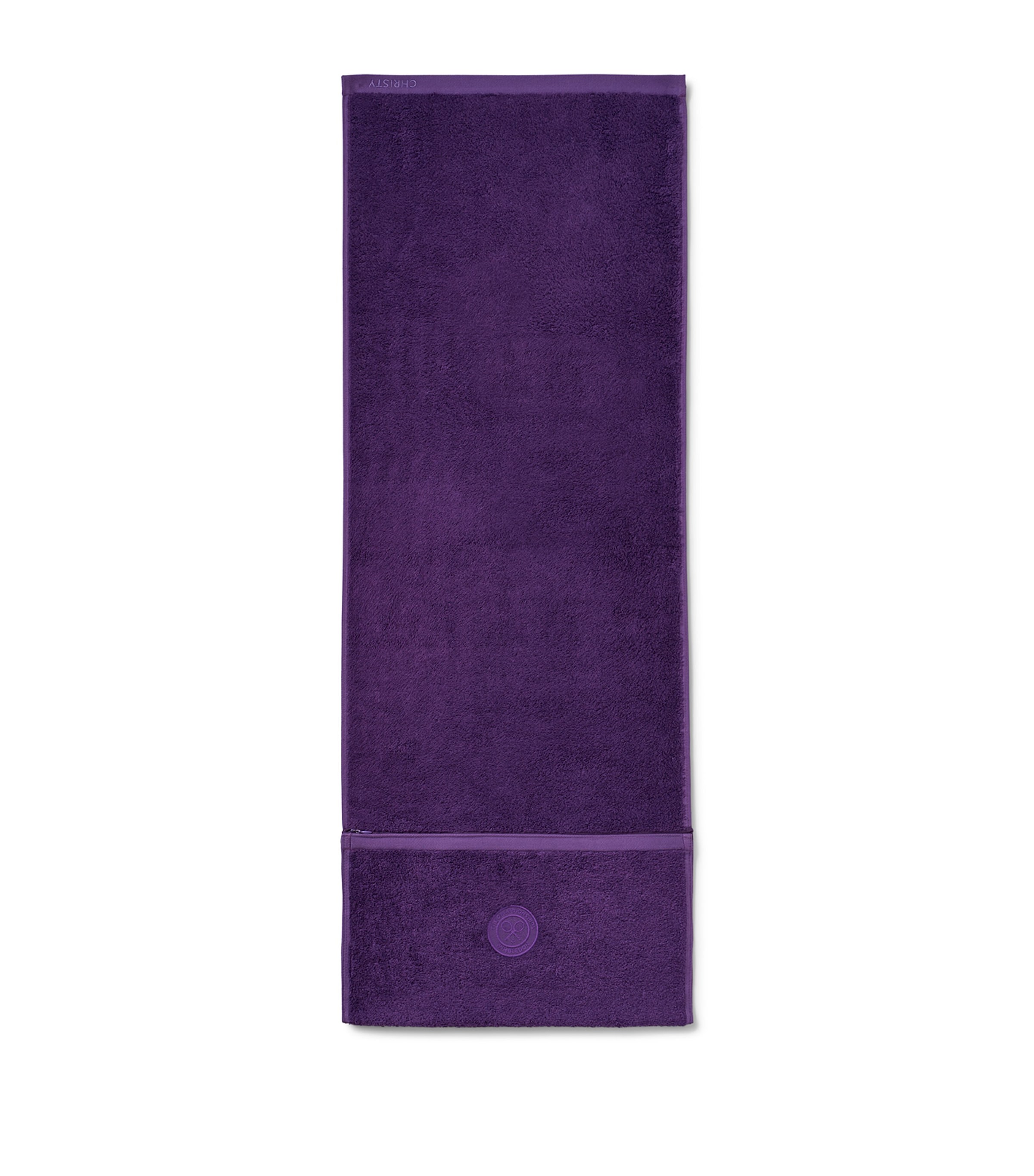 Christy x Wimbledon Logo Gym Towel (40cm x 120cm) Purple Image 1