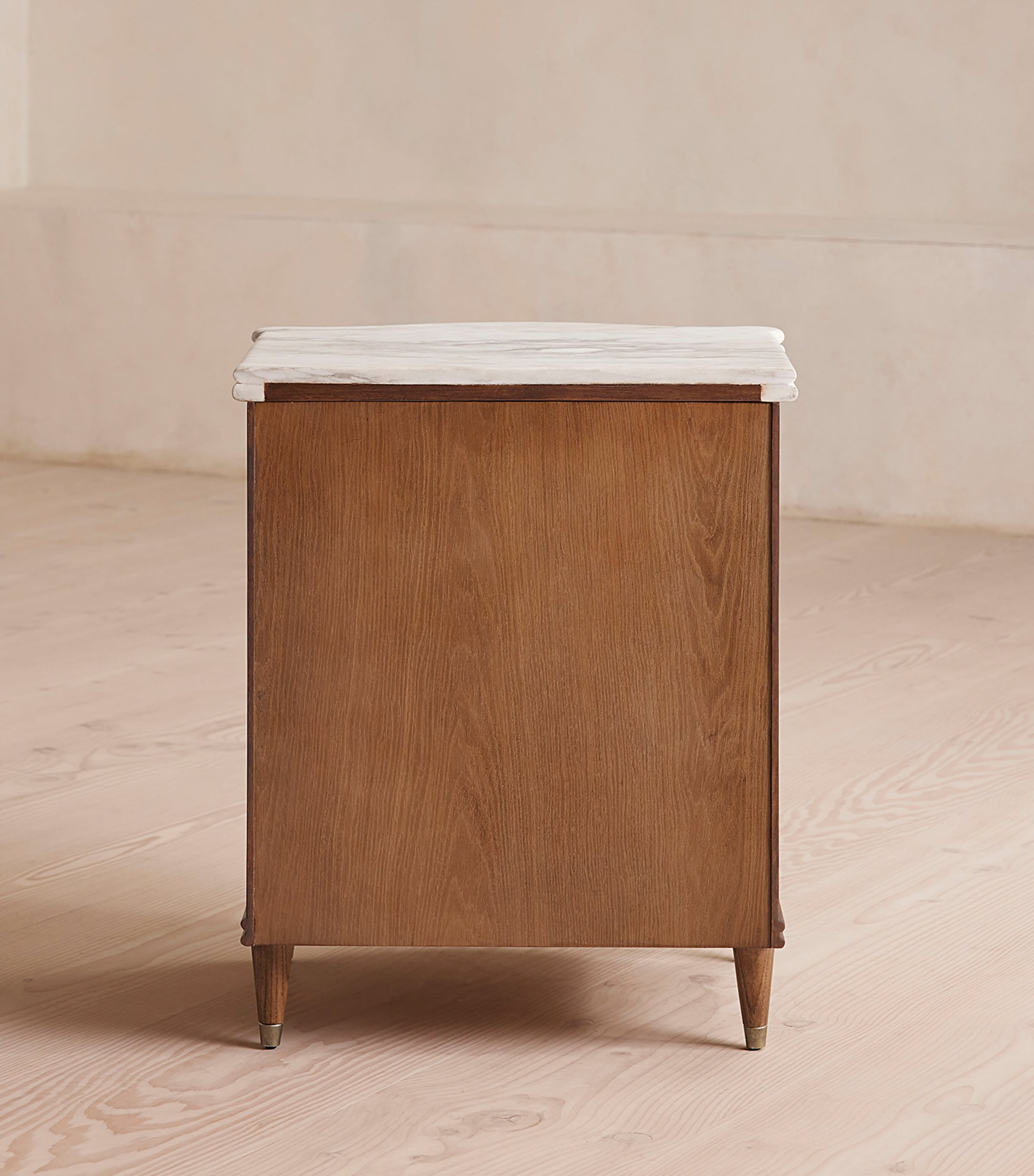 Soho Home Valerie Bedside Table Arabescato Image 5