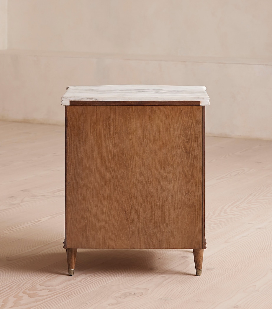 Soho Home Valerie Bedside Table Arabescato Image 5
