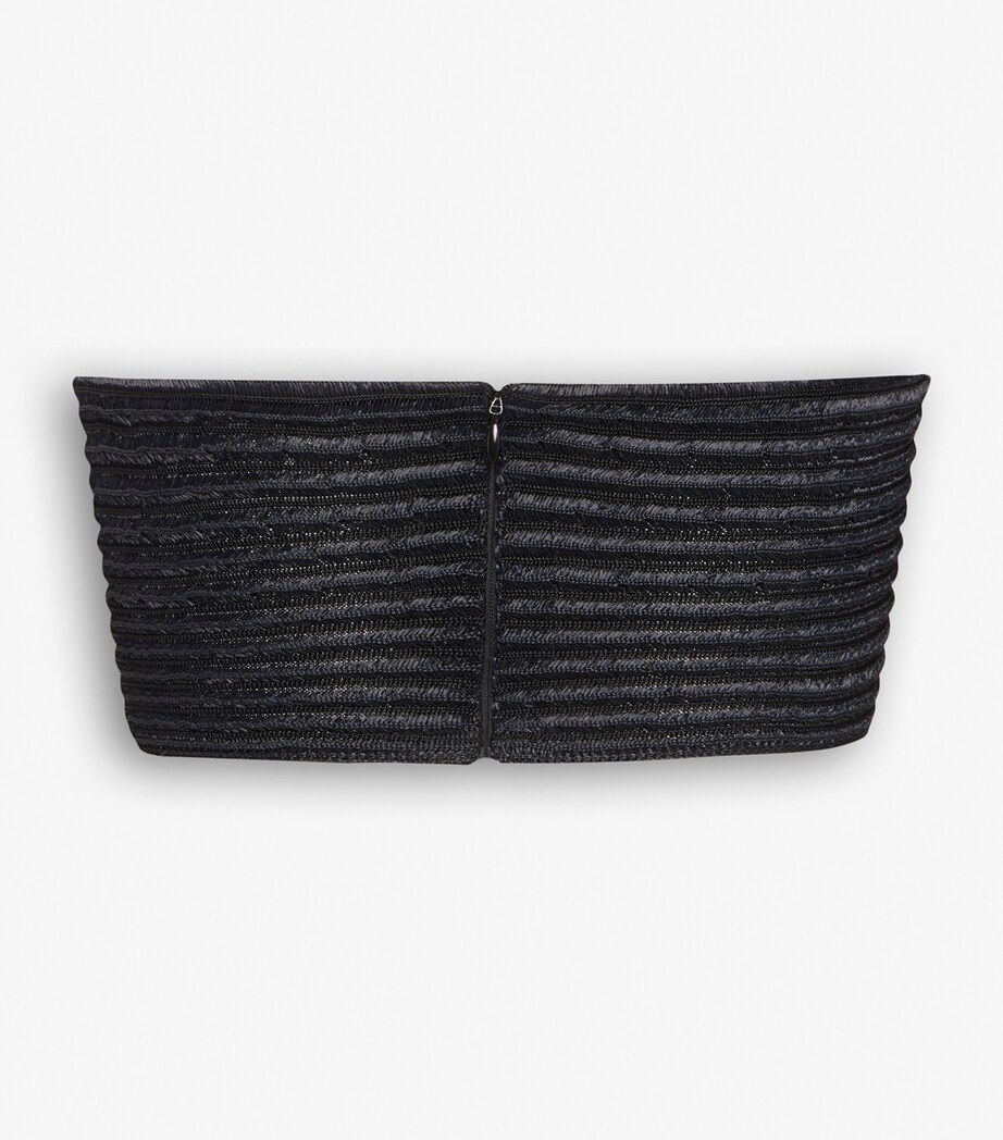 Knitted Bandeau Top NOIR ALAIA Image 2