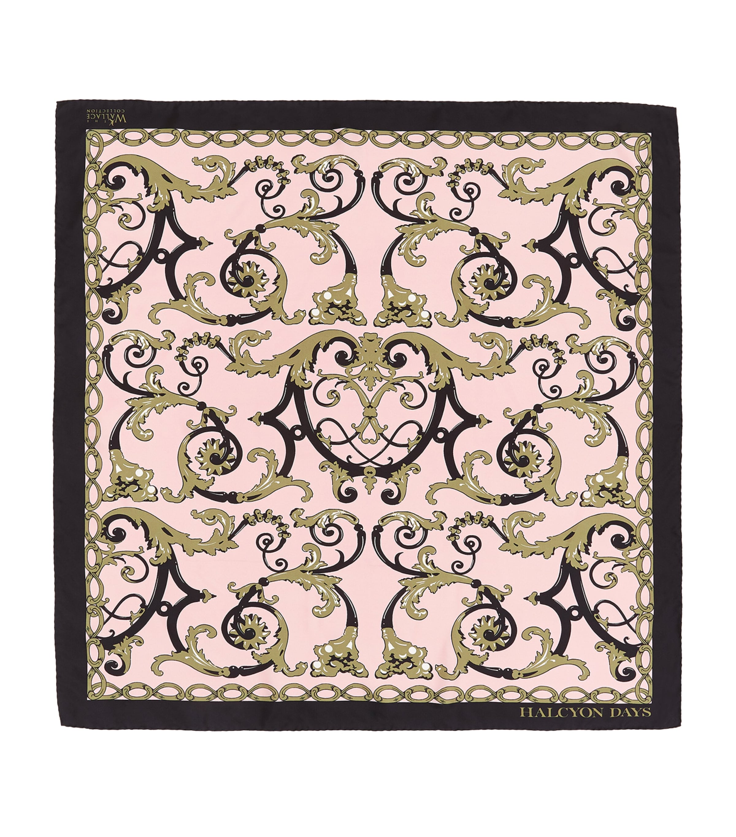 Shop Halcyon Days Silk Wallace Balustrade Scarf In Pink