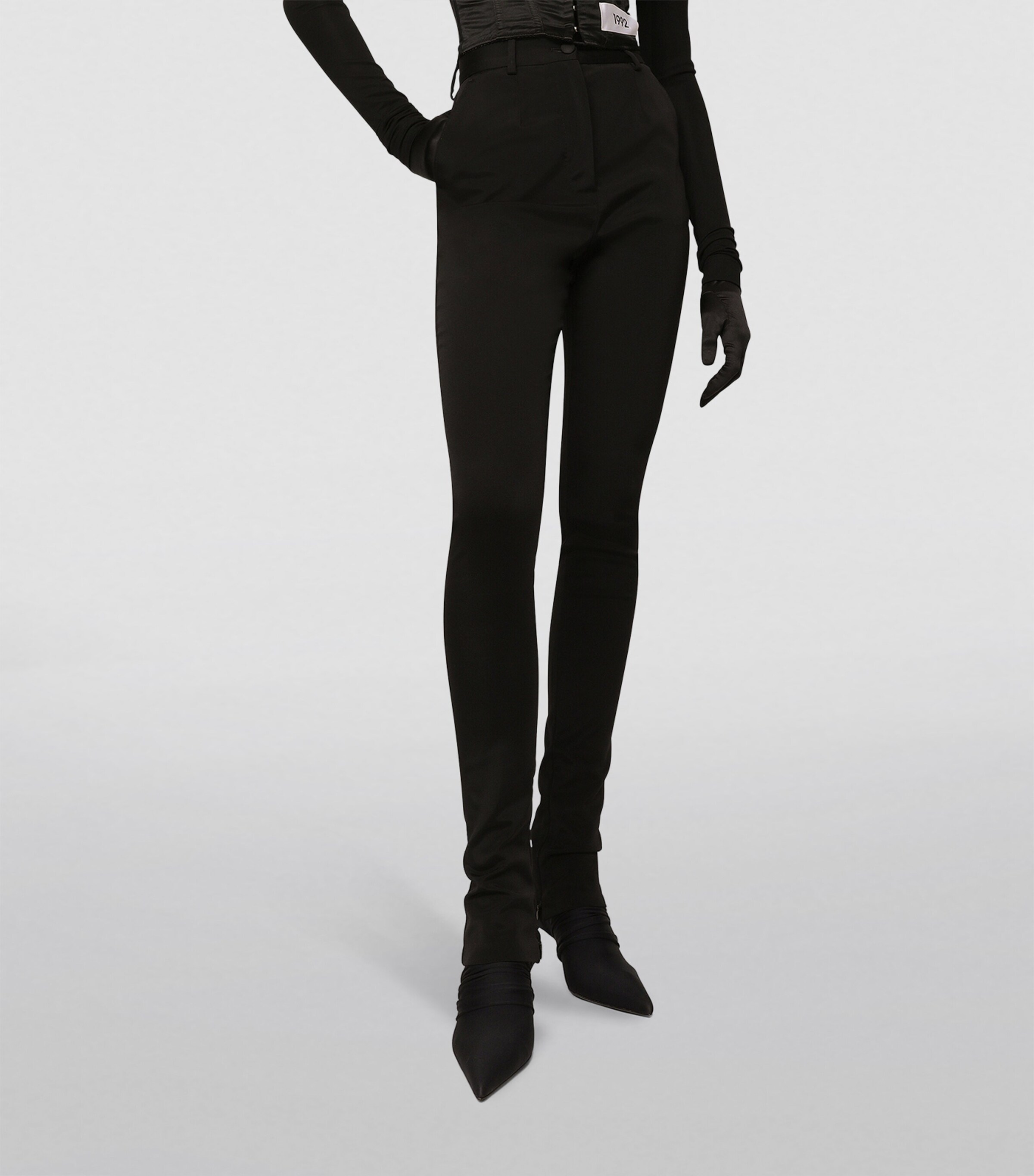 Dolce&Gabbana Womens KIM DOLCE & GABBANA Cady Trousers Black Image 5