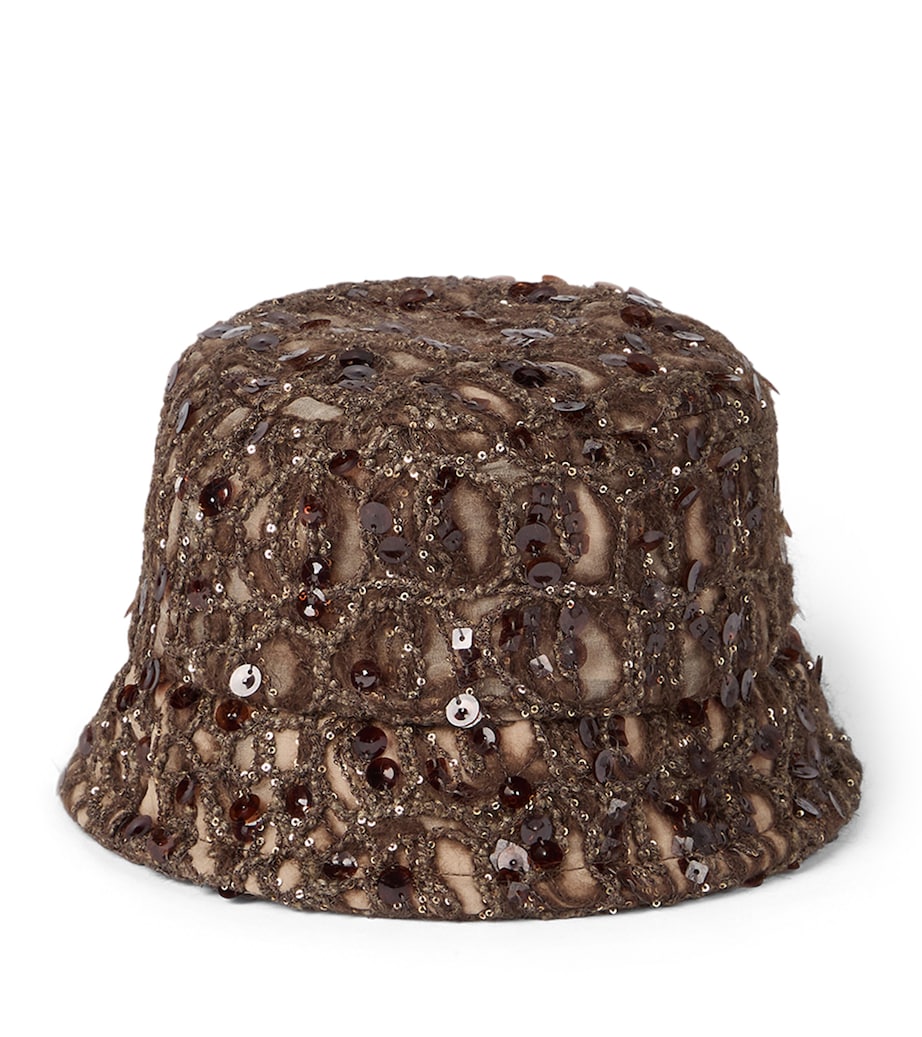 Croc-Embroidered Bucket Hat C9446 Image 1