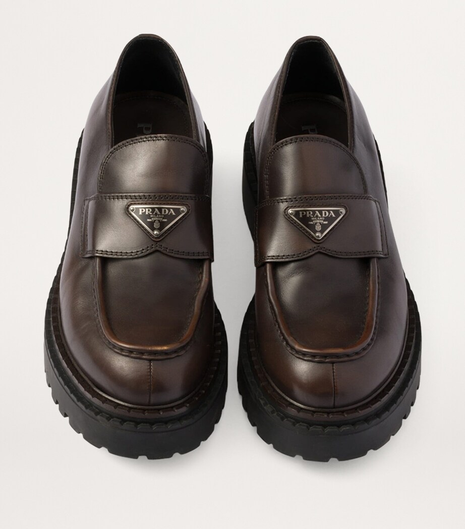 Prada Patent Leather Loafers Image 2