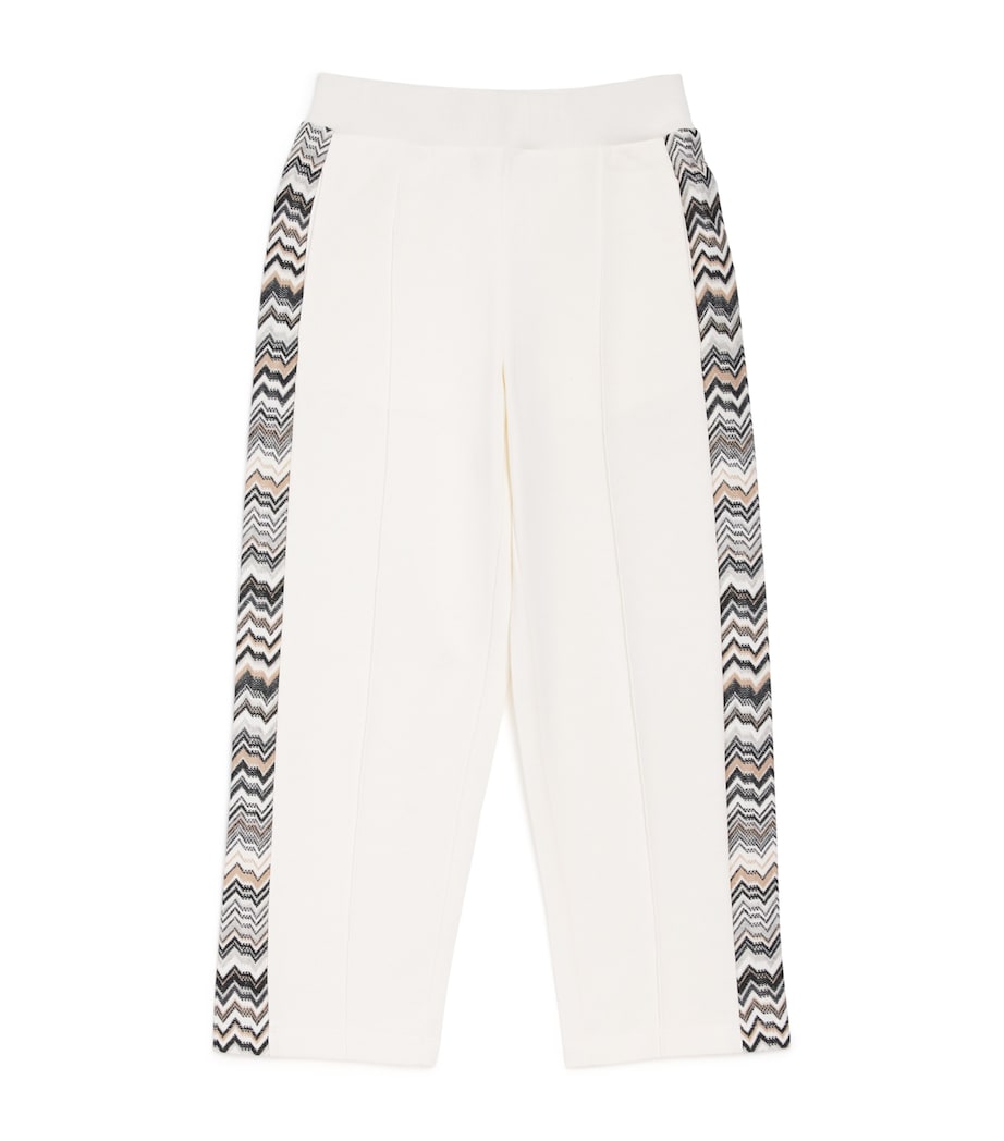 Missoni Kids Cotton Zigzag-Trim Sweatpants (4-14 Years) Image 1