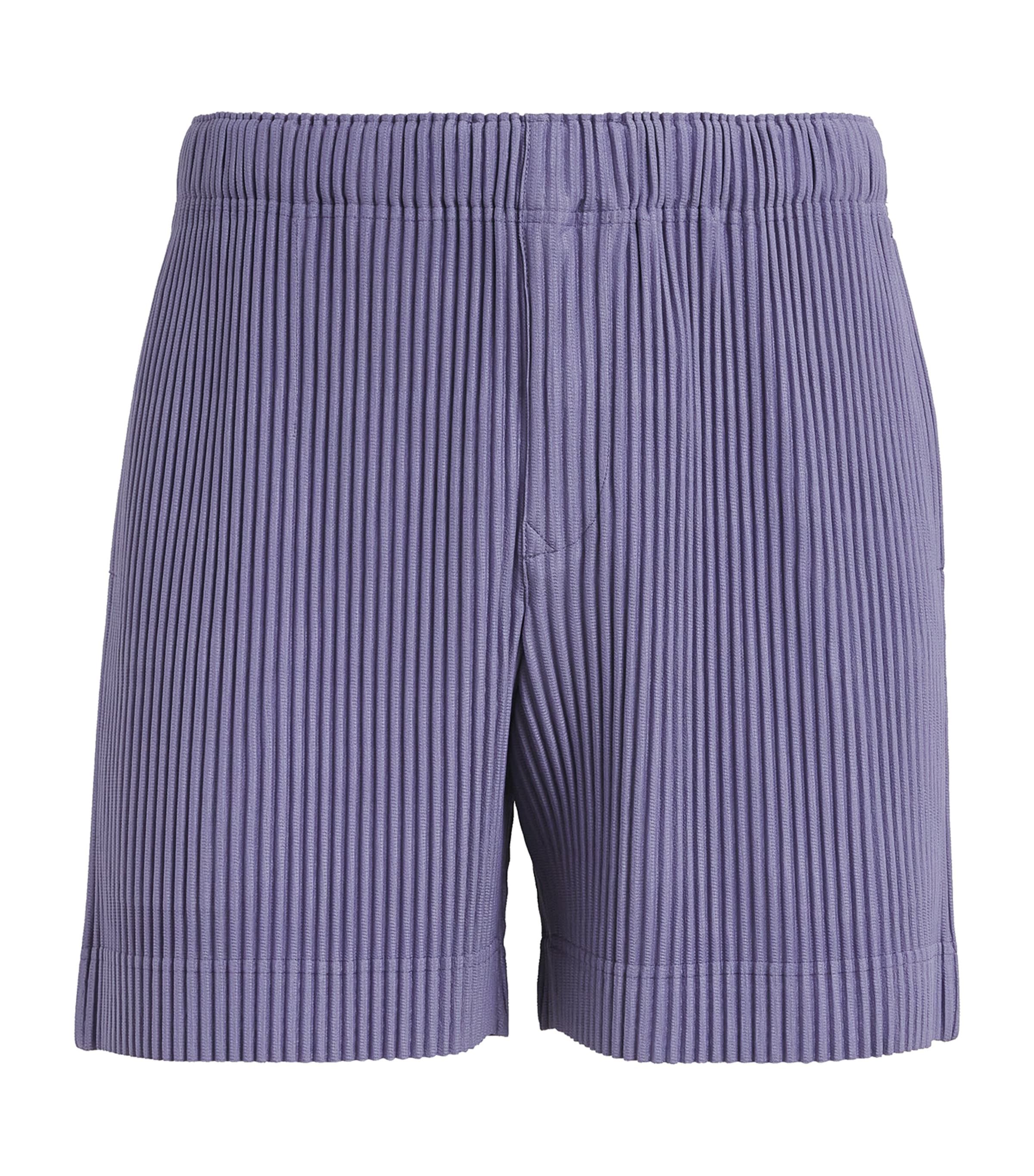 Issey Miyake Mc July Shorts In Purple