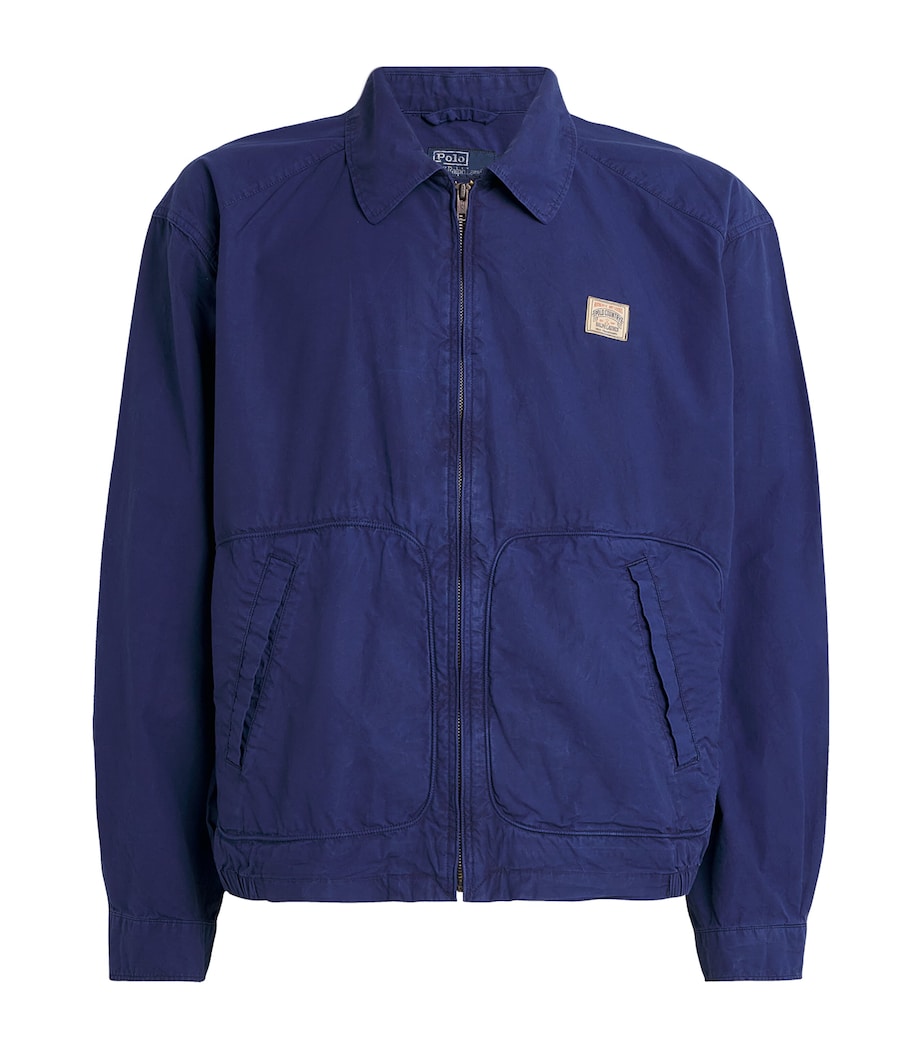 Cotton Twill Lightweight Jacket NAVY Image 1