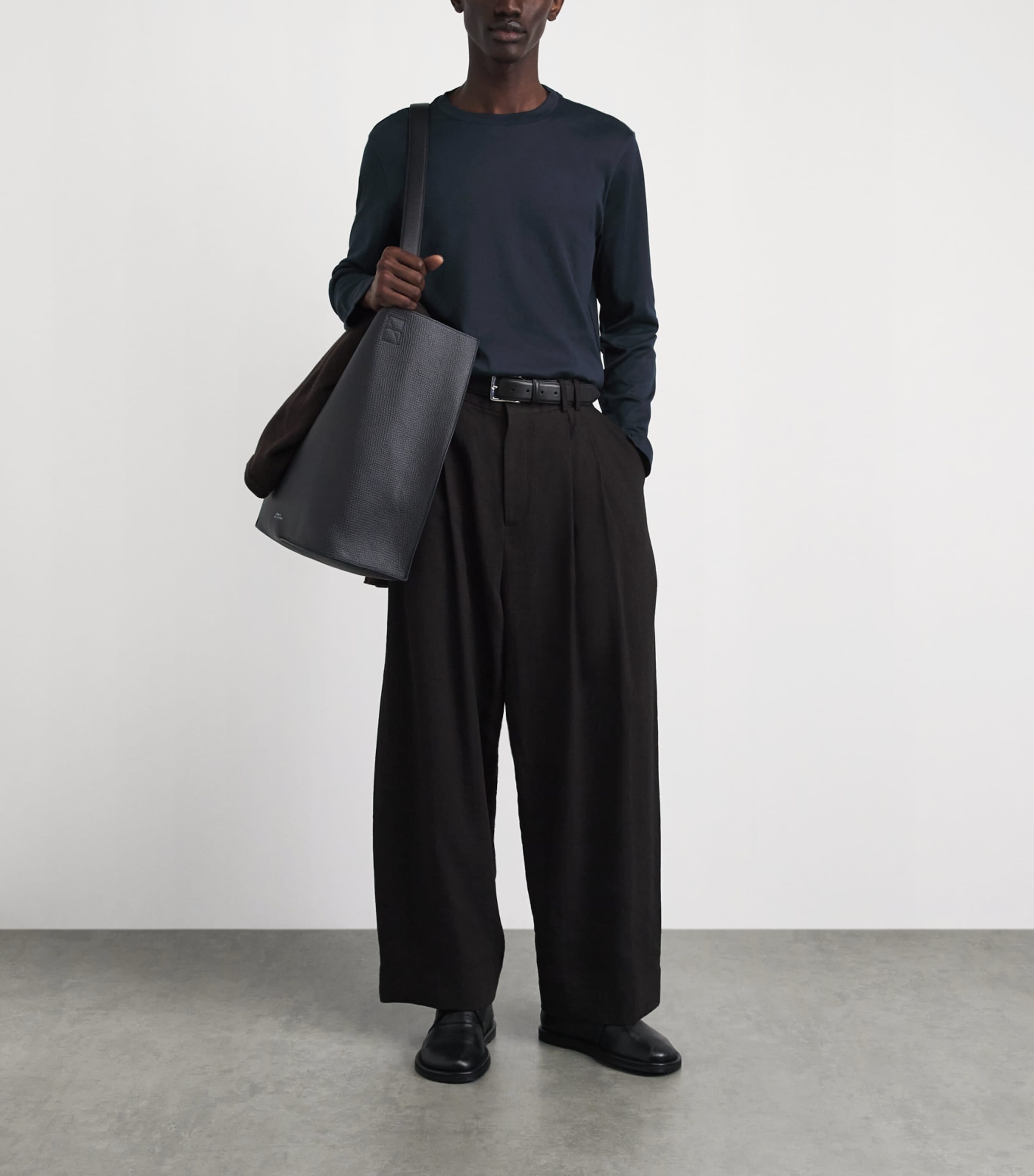 Brioni Mens Cotton Long-Sleeve T-Shirt Image 2