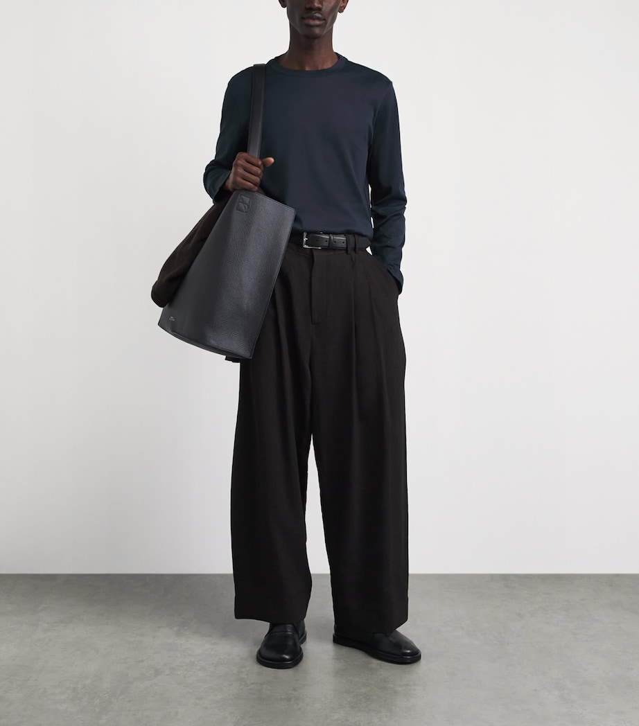 Brioni Mens Cotton Long-Sleeve T-Shirt Image 2