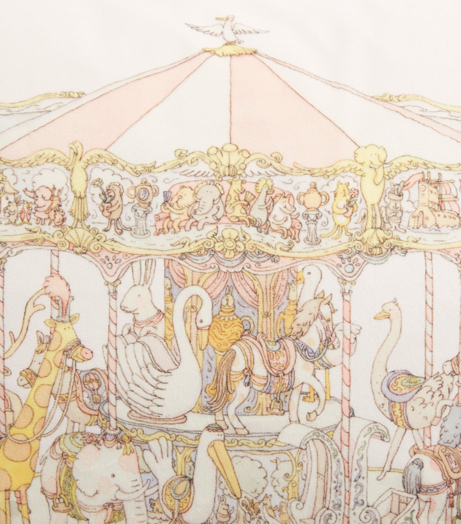 Atelier Choux Cotton-Velour Carousel Cushion Image 2