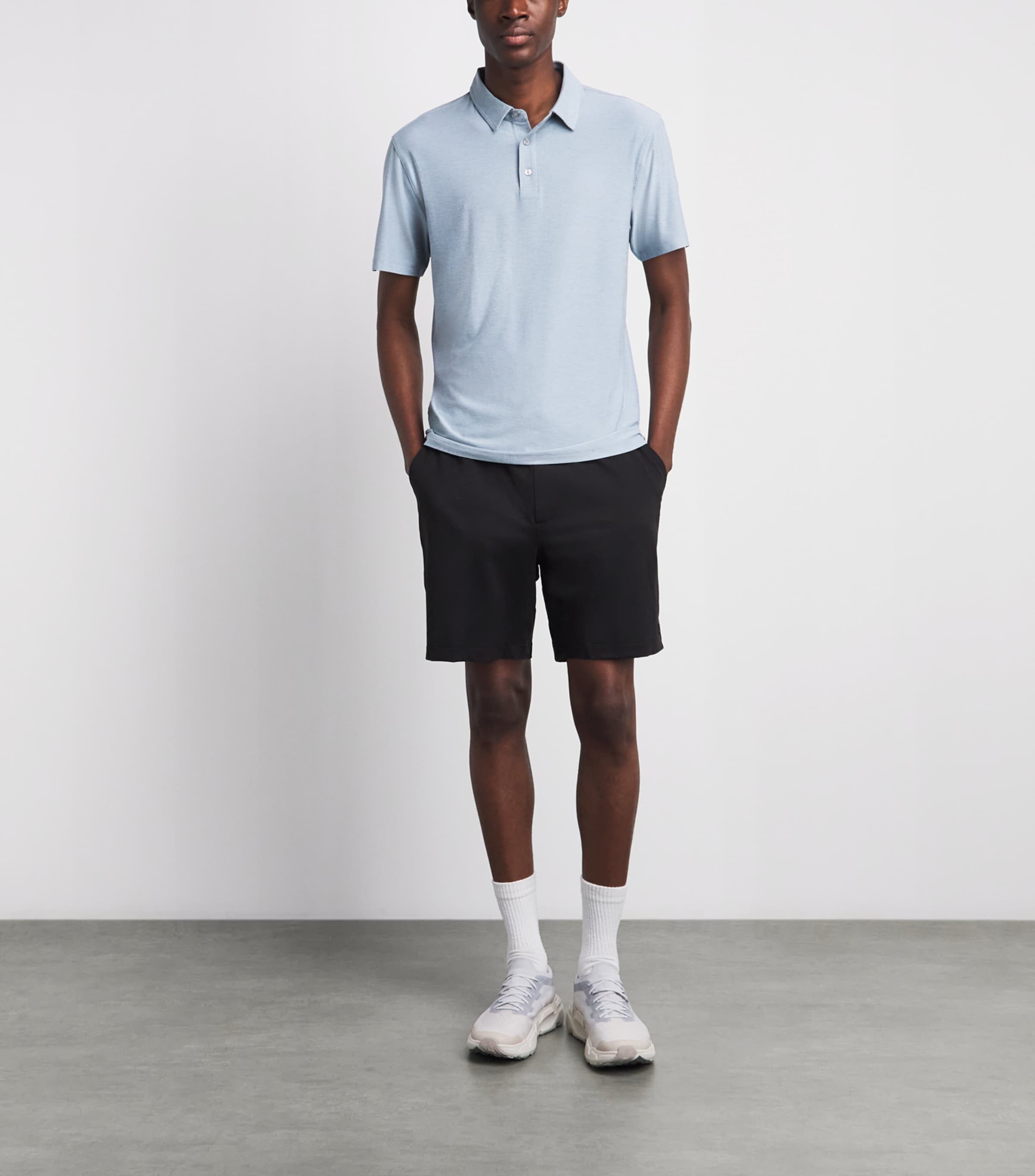 VUORI Mens Ponto Re/ACTV Sweatshorts Blk Black Image 2