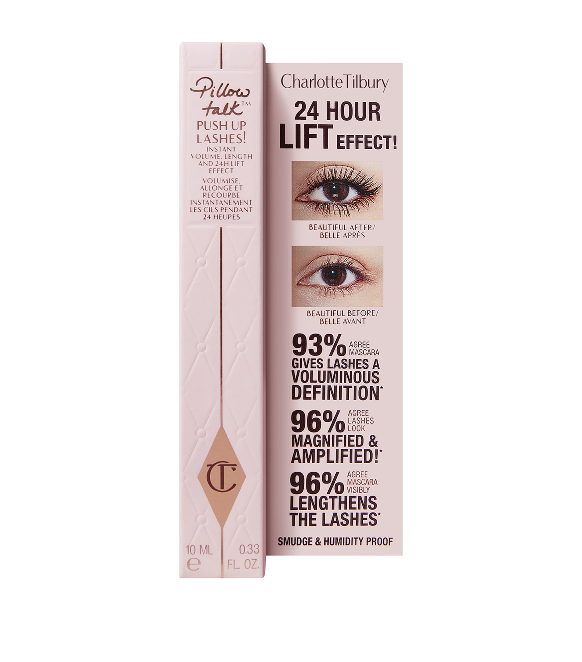 Pillow Talk Push Up Lashes Mascara BLACK Image 8