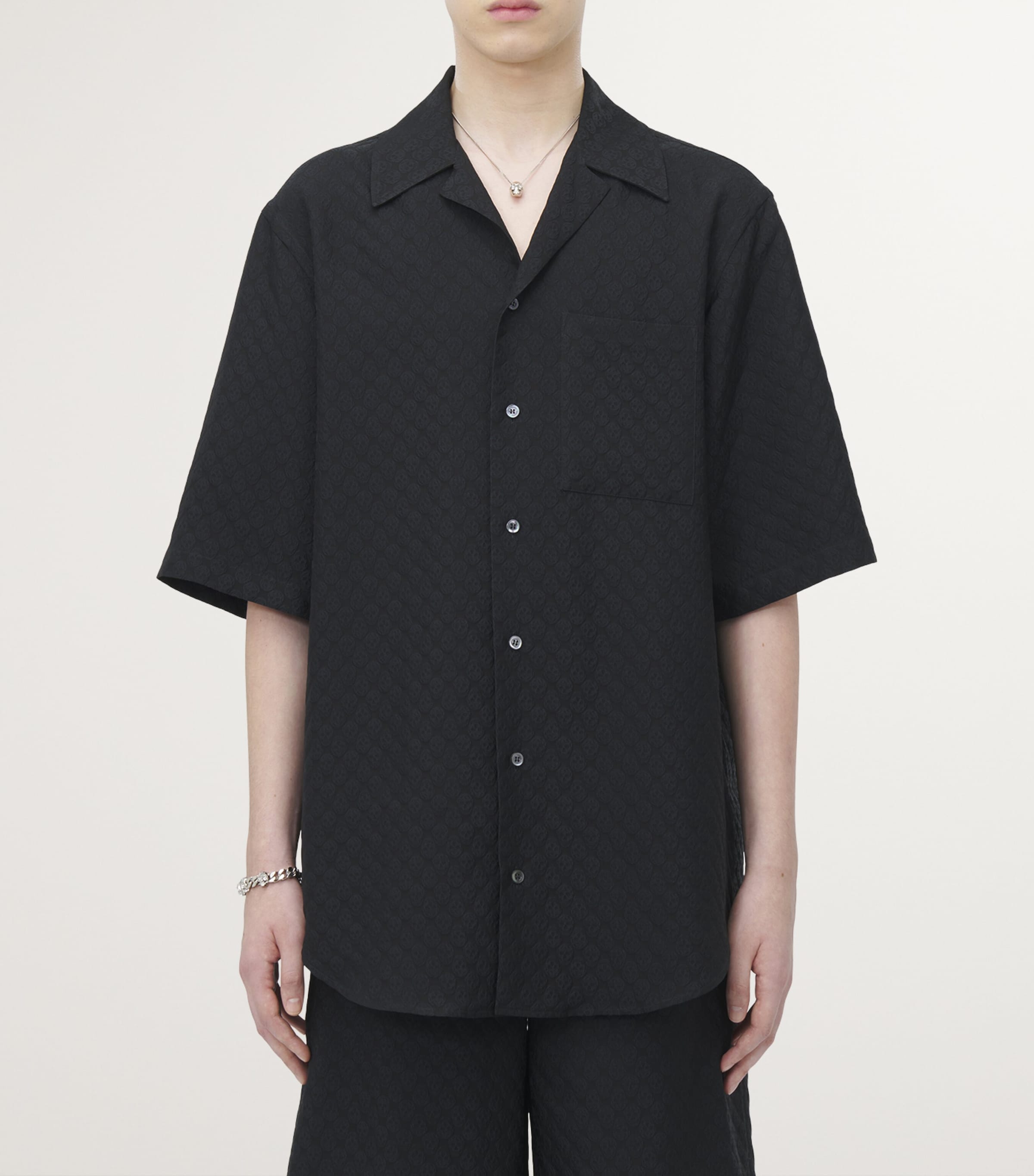 Skull-Detail Shirt 1010 Image 5