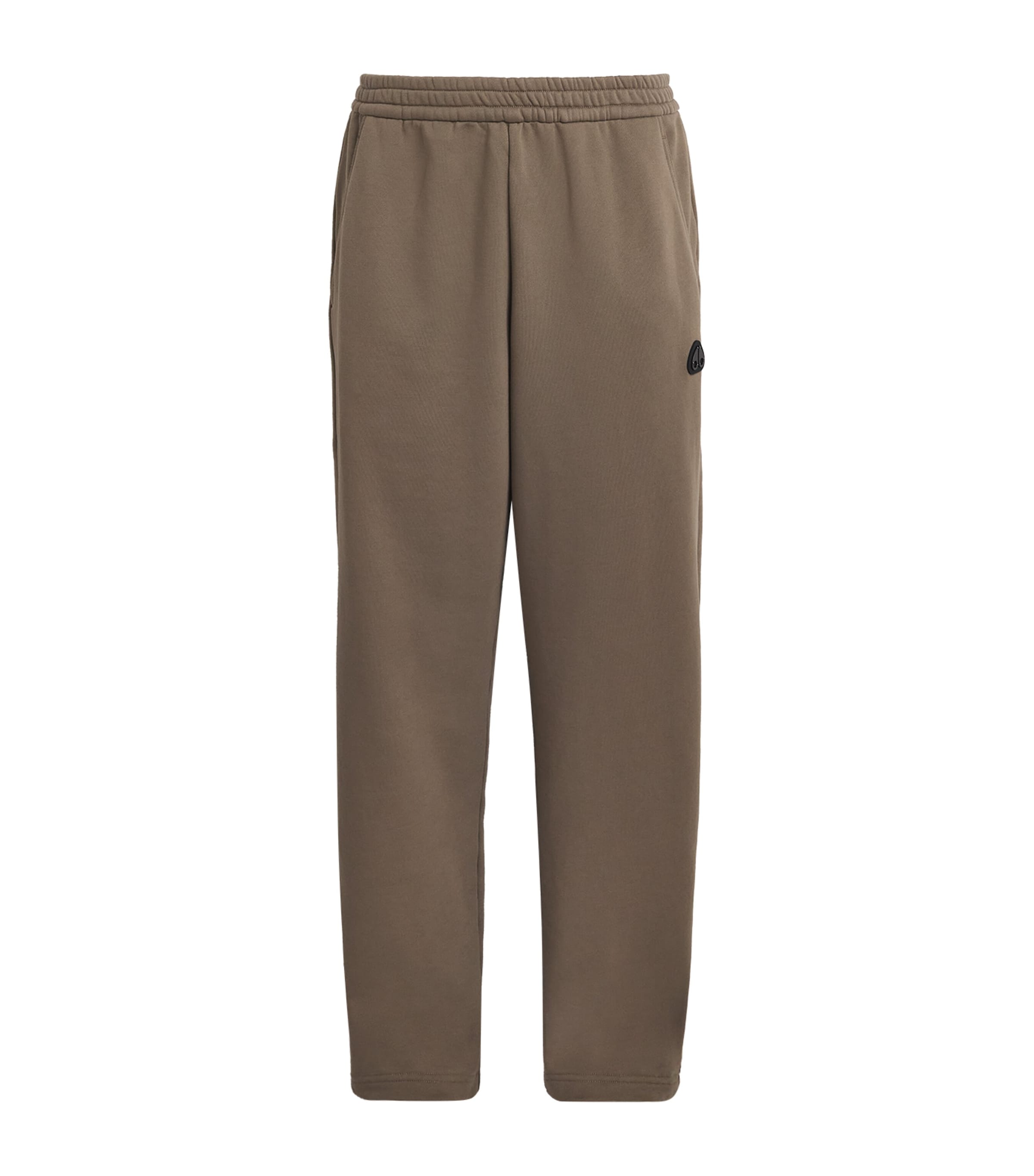 Moose Knuckles Mens Logo Yul Sweatpants Ashen Image 1