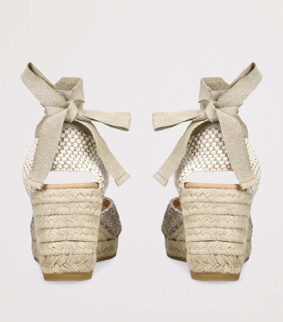 Hamptons Wedge Espadrilles 80 GOLD COMB Image 2