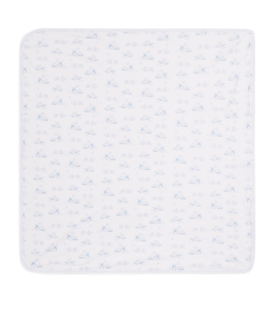 Pima Cotton Forest Fanfare Blanket (72cm x 66cm) K480LIGHT BLUE Image 2