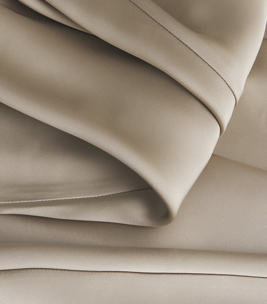 Satin Sleeveless Midi Dress SAGE Image 5