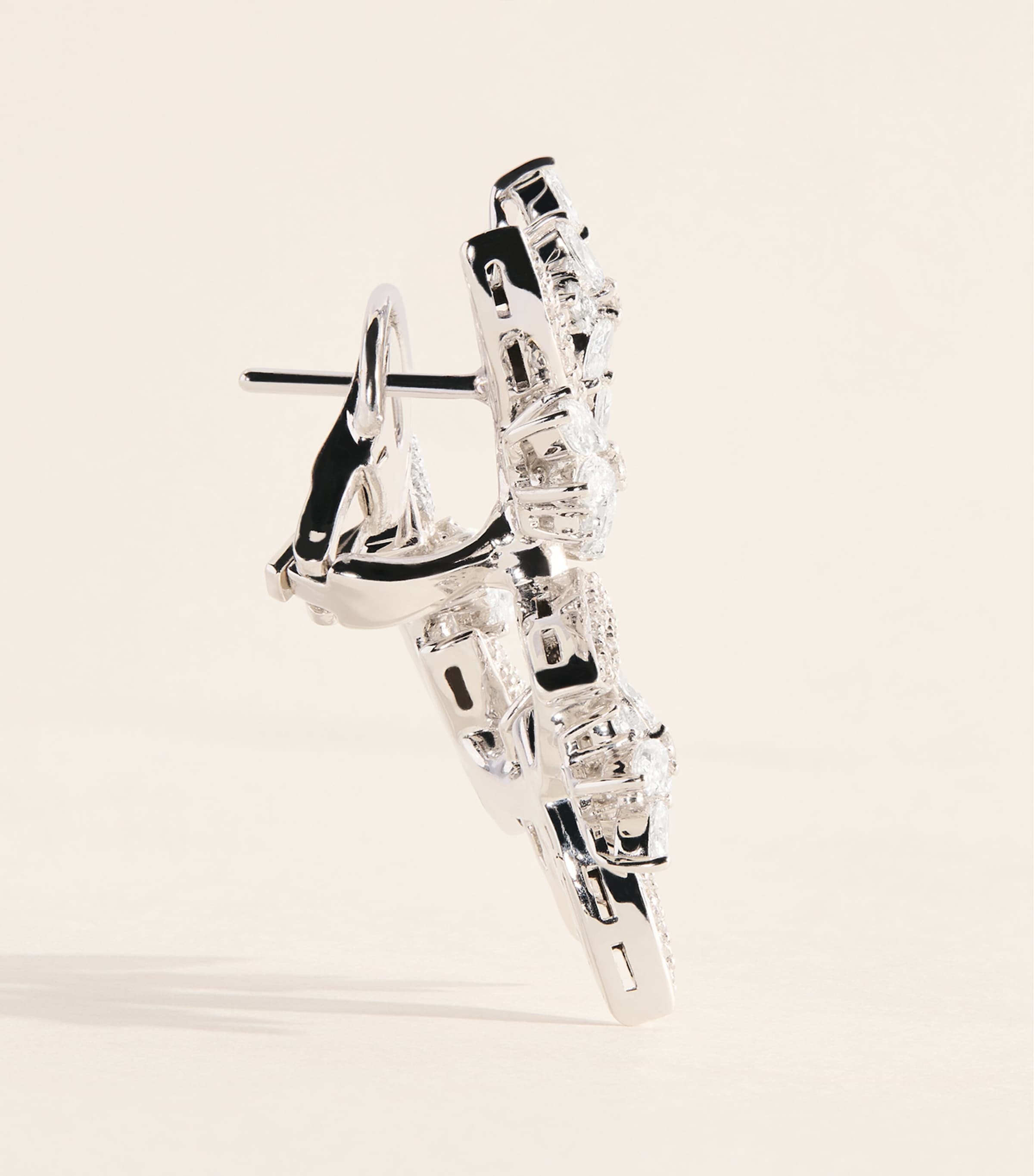 Yeprem White Gold and Diamond Y-Couture Earrings White Gold Image 3