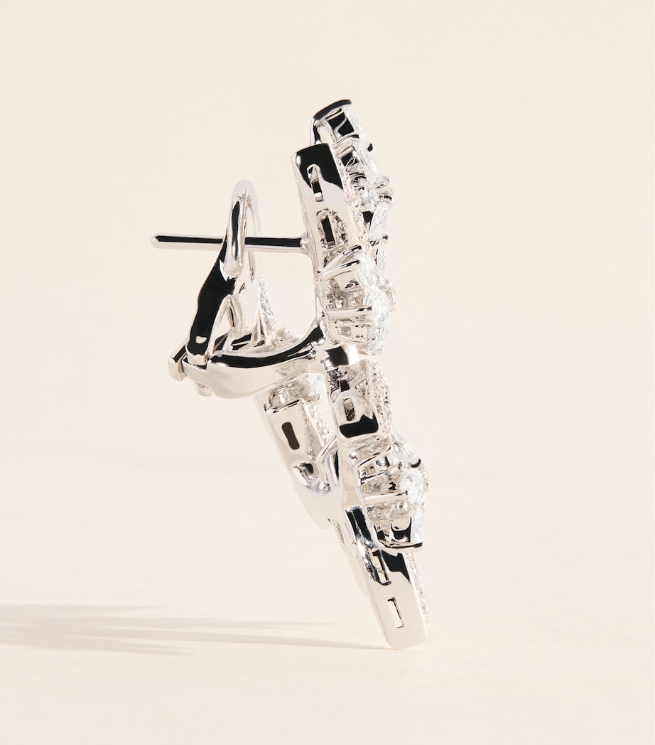 Yeprem White Gold and Diamond Y-Couture Earrings White Gold Image 3