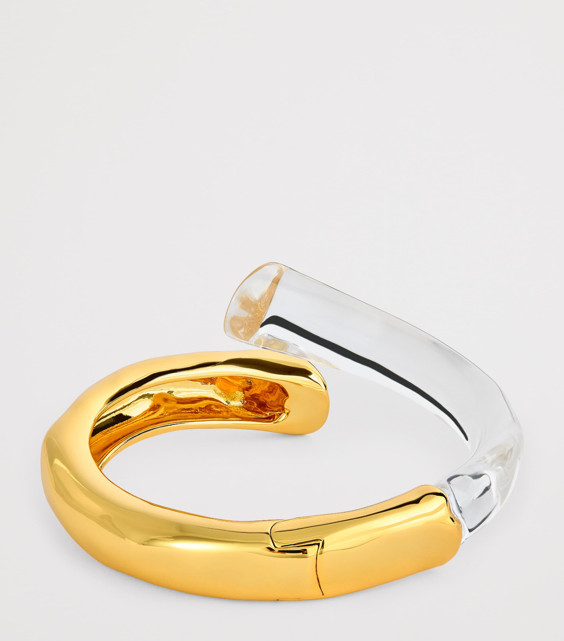 Alexis Bittar Gold-Plated and Lucite Cuff No Color Image 3